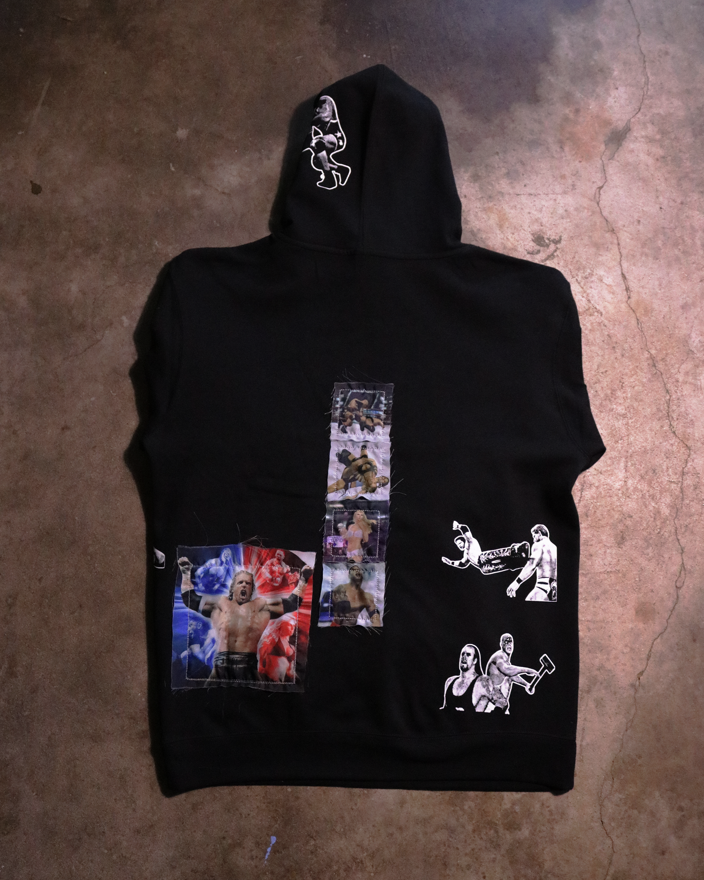 This Game Made Me Cry Patchwork Hoodie (Ready to Ship)