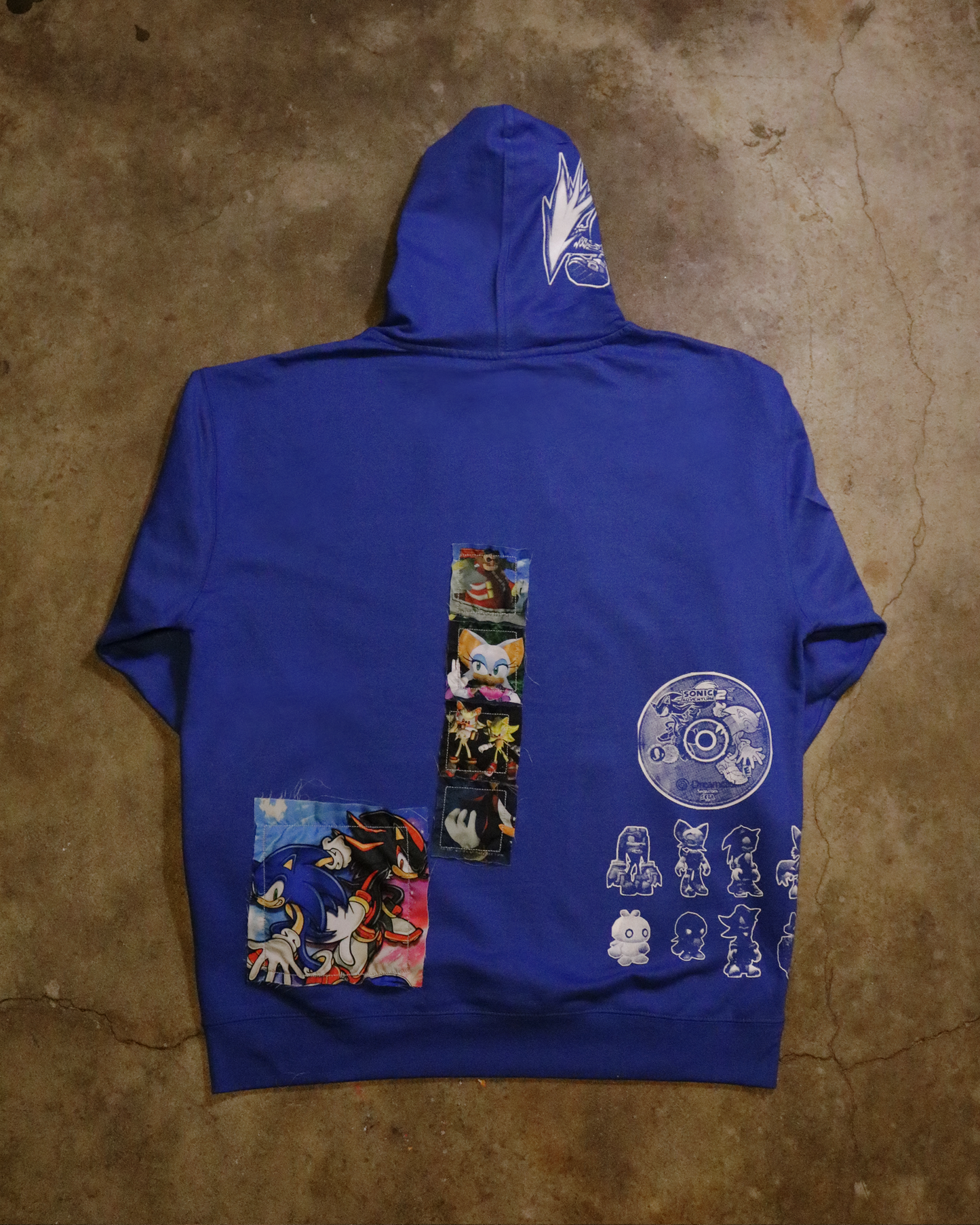 Chaos Rivalry Patchwork Hoodie (Ready to Ship)