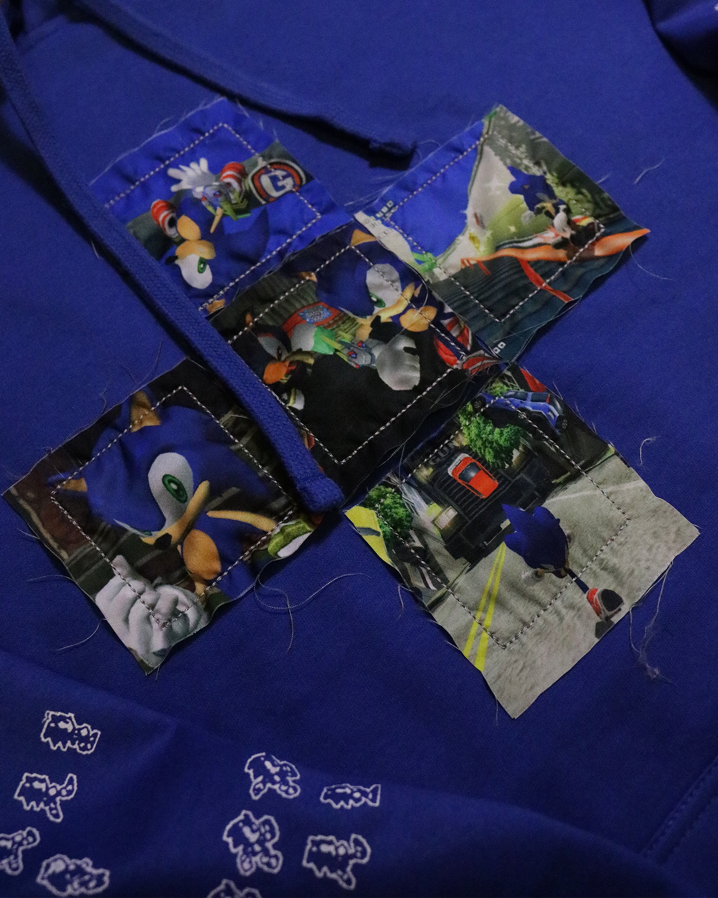 Chaos Rivalry Patchwork Hoodie (Ready to Ship)