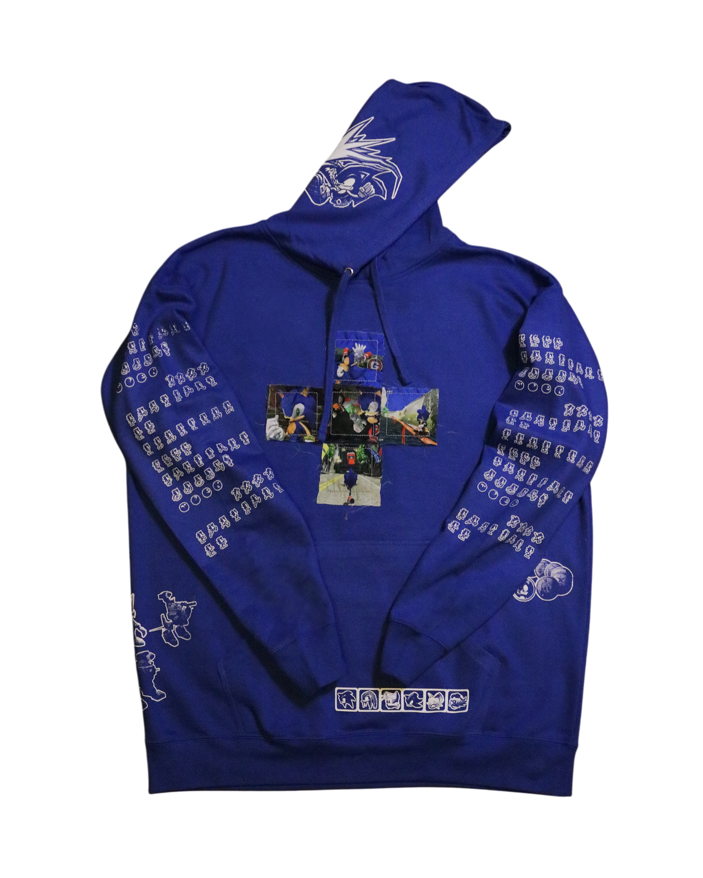 Chaos Rivalry Patchwork Hoodie (Ready to Ship)