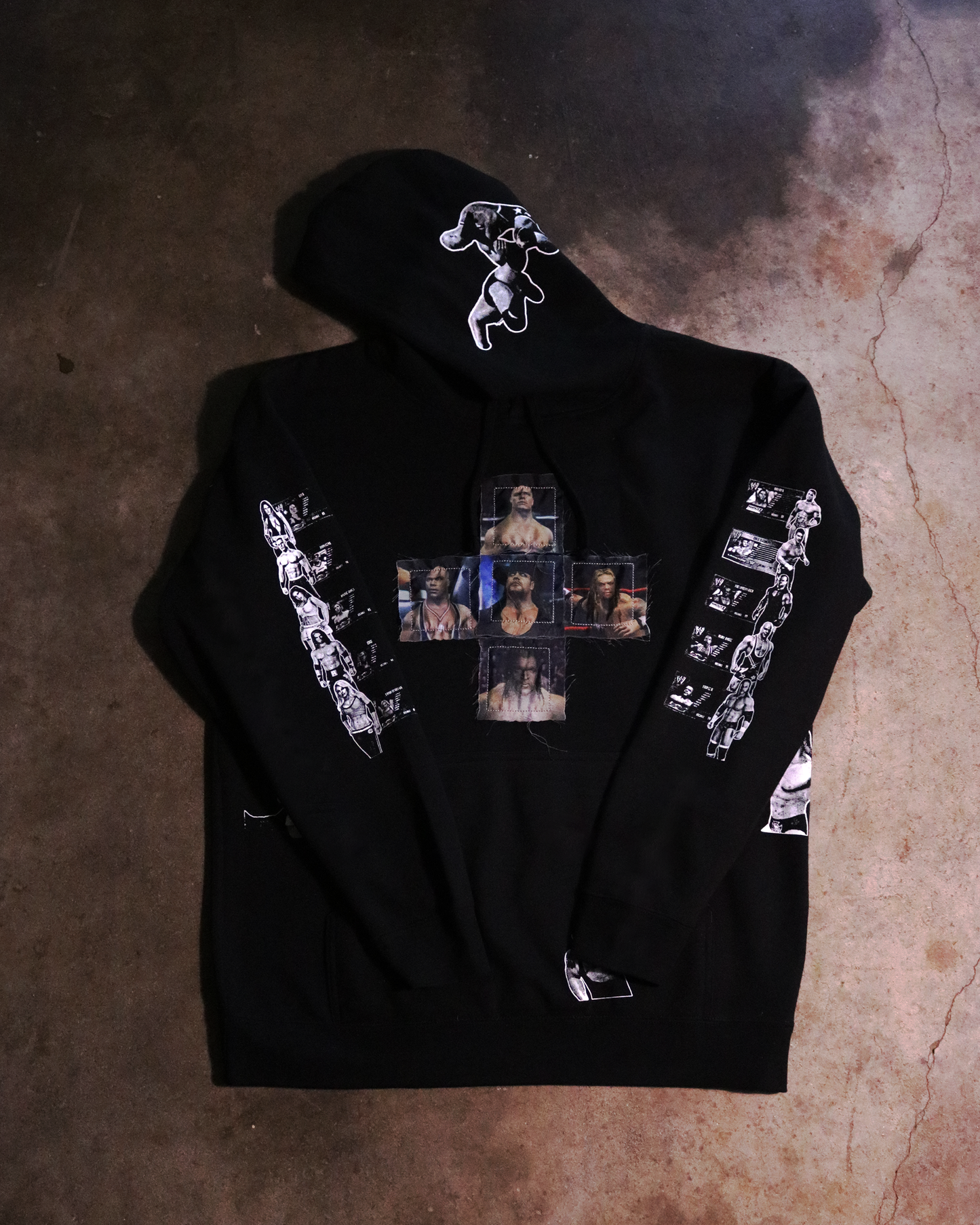 This Game Made Me Cry Patchwork Hoodie (Ready to Ship)