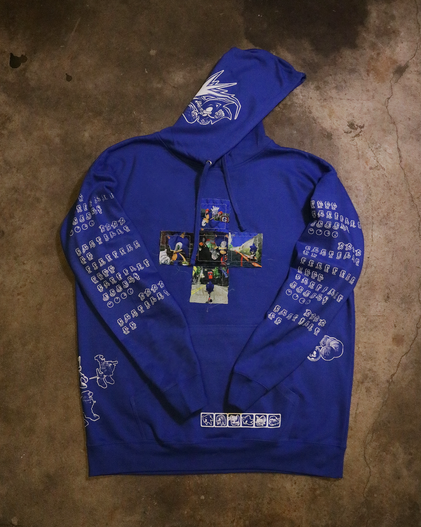 Chaos Rivalry Patchwork Hoodie (Ready to Ship)