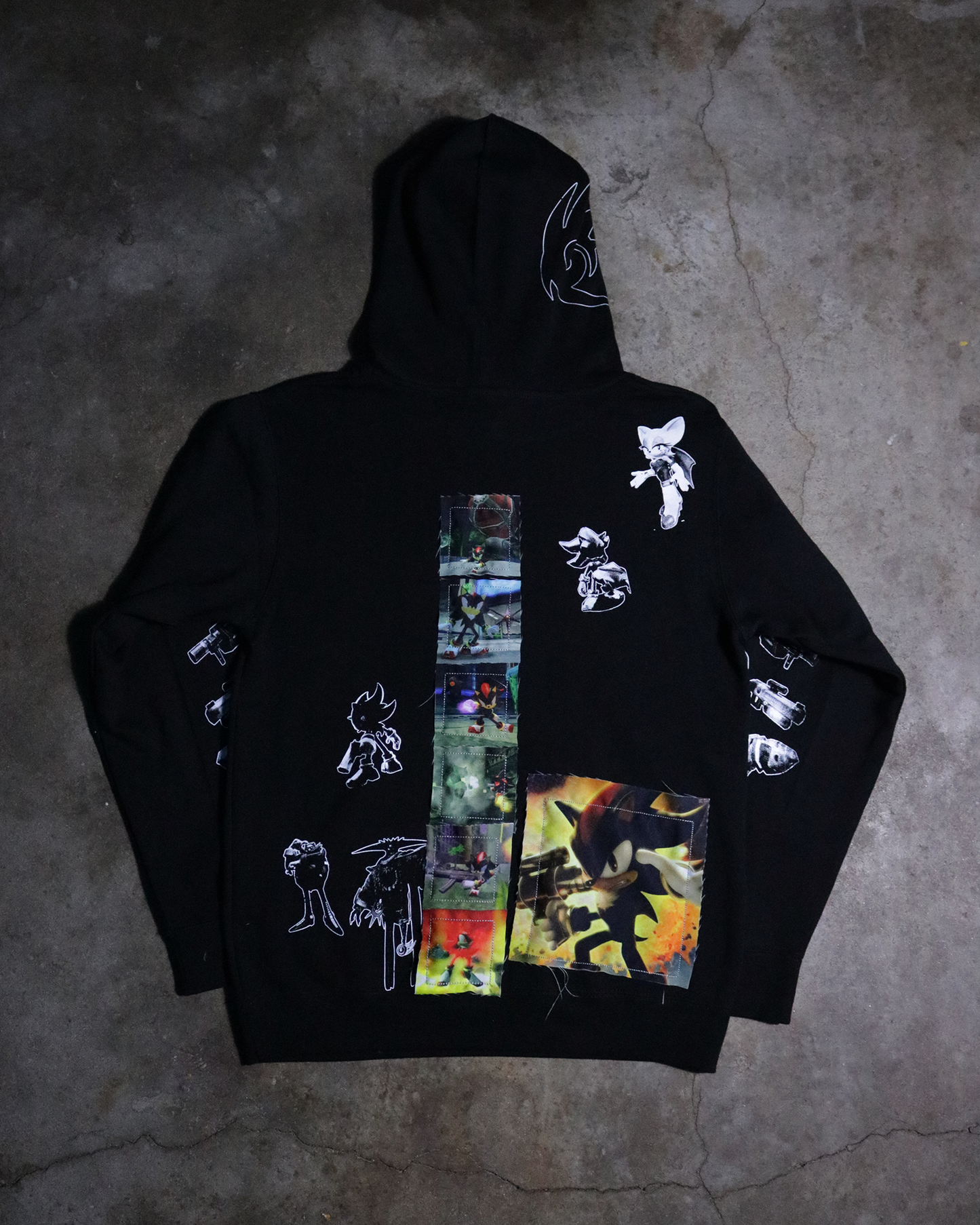 Chaos Control Patchwork Hoodie (Ready to Ship)
