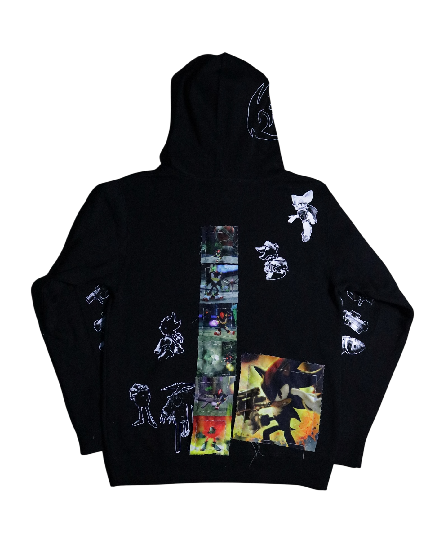 Chaos Control Patchwork Hoodie (Ready to Ship)