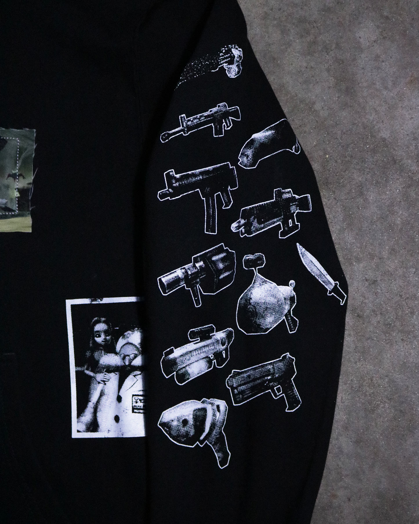 Chaos Control Patchwork Hoodie (Ready to Ship)