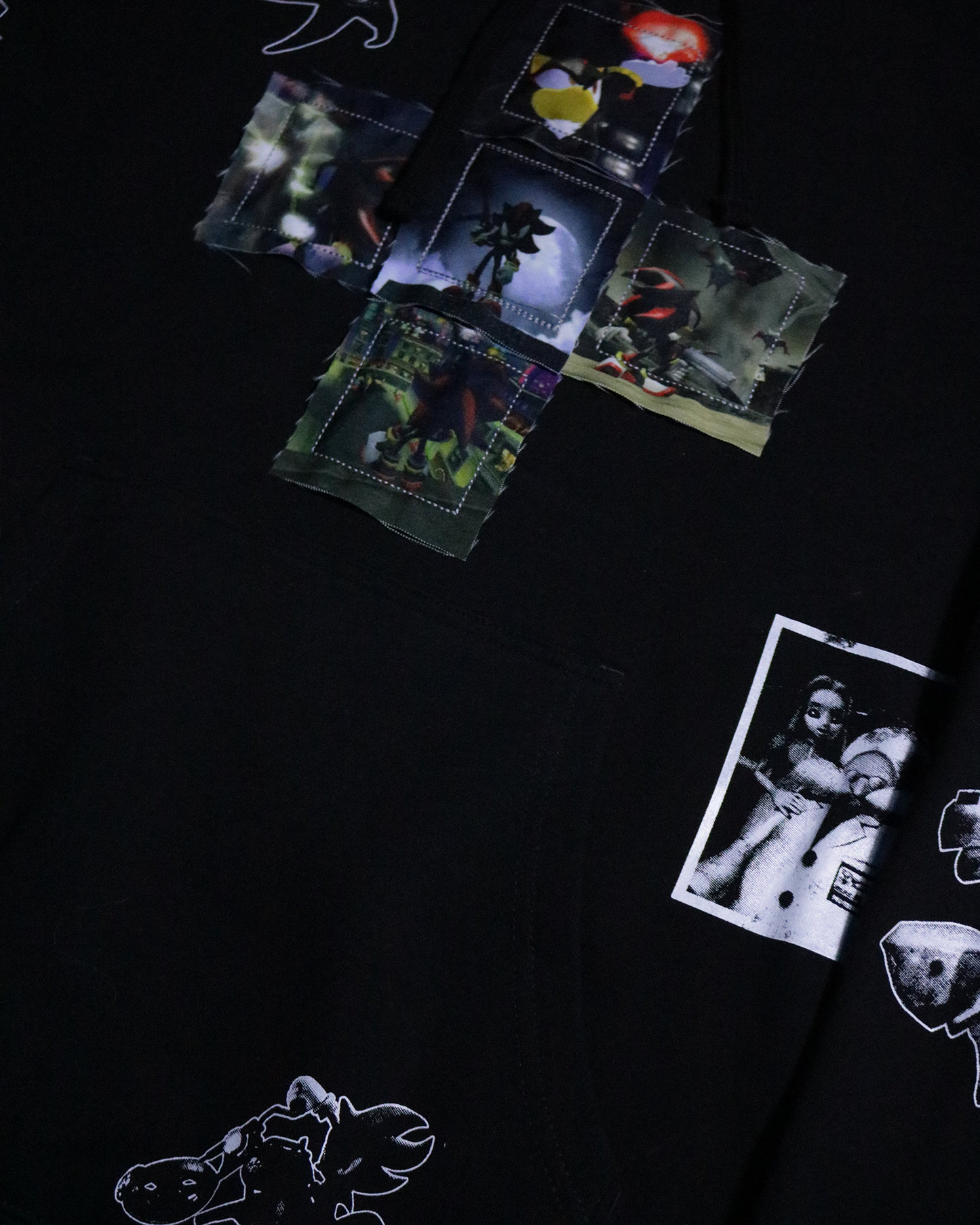 Chaos Control Patchwork Hoodie (Ready to Ship)