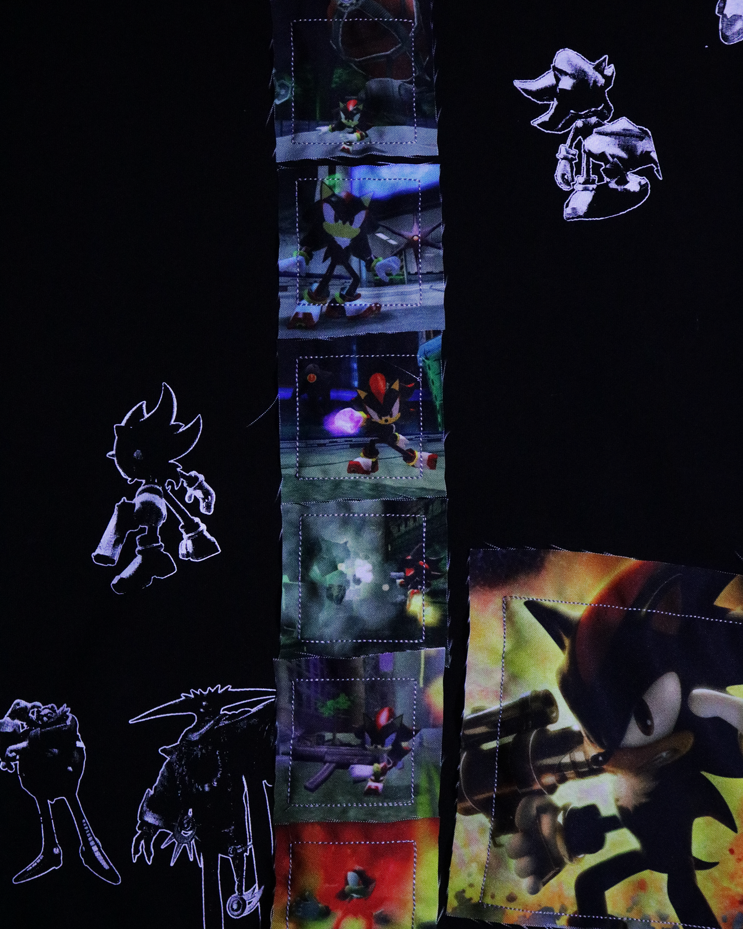 Chaos Control Patchwork Hoodie (Ready to Ship)