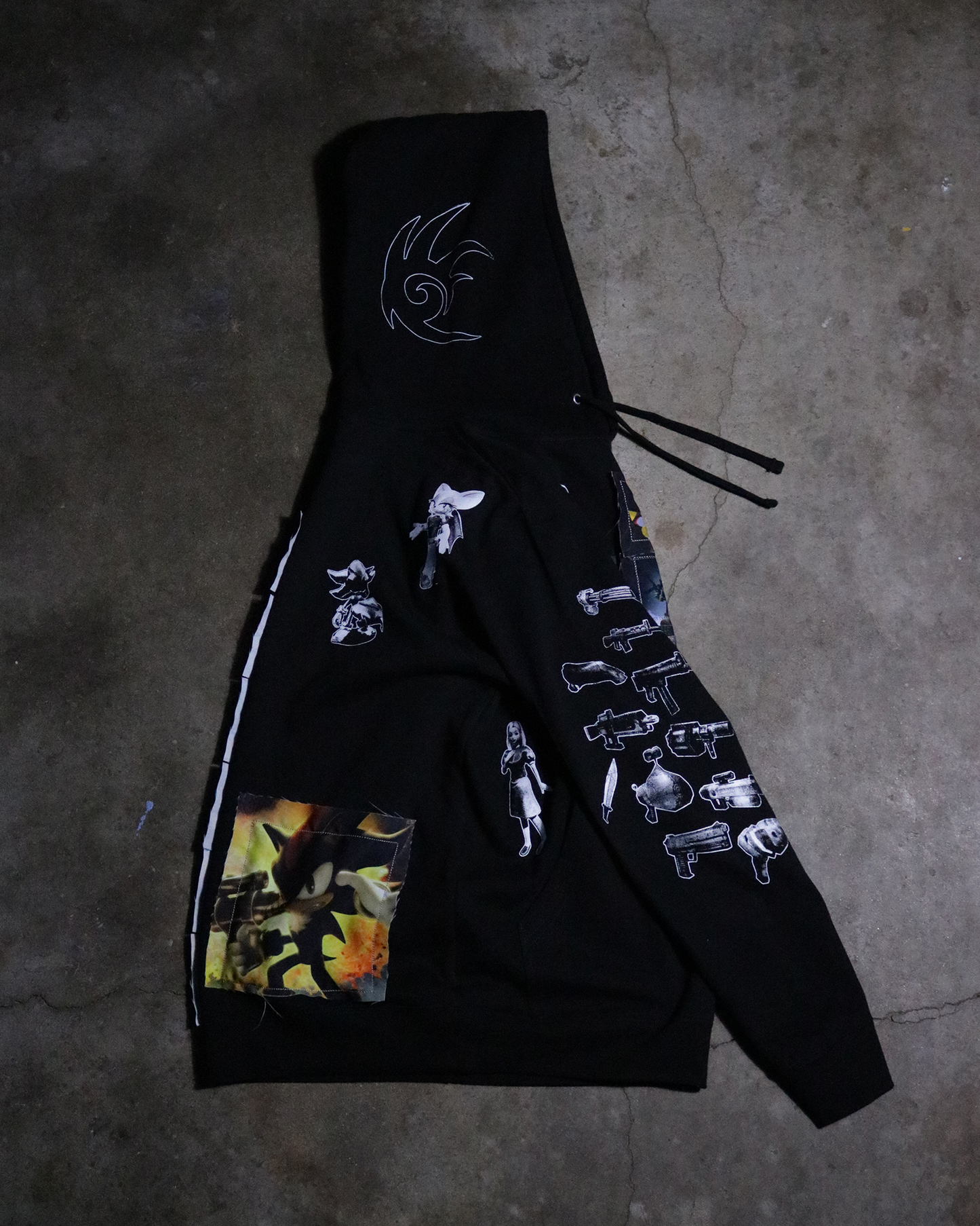 Chaos Control Patchwork Hoodie (Ready to Ship)