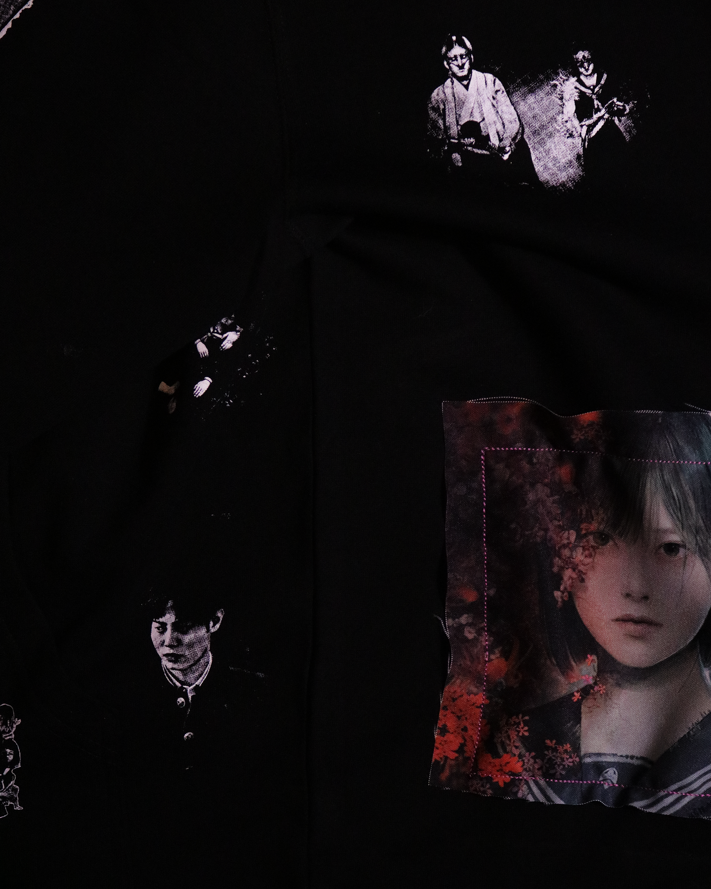 Rot in Bloom Patchwork Hoodie (Ready to Ship)