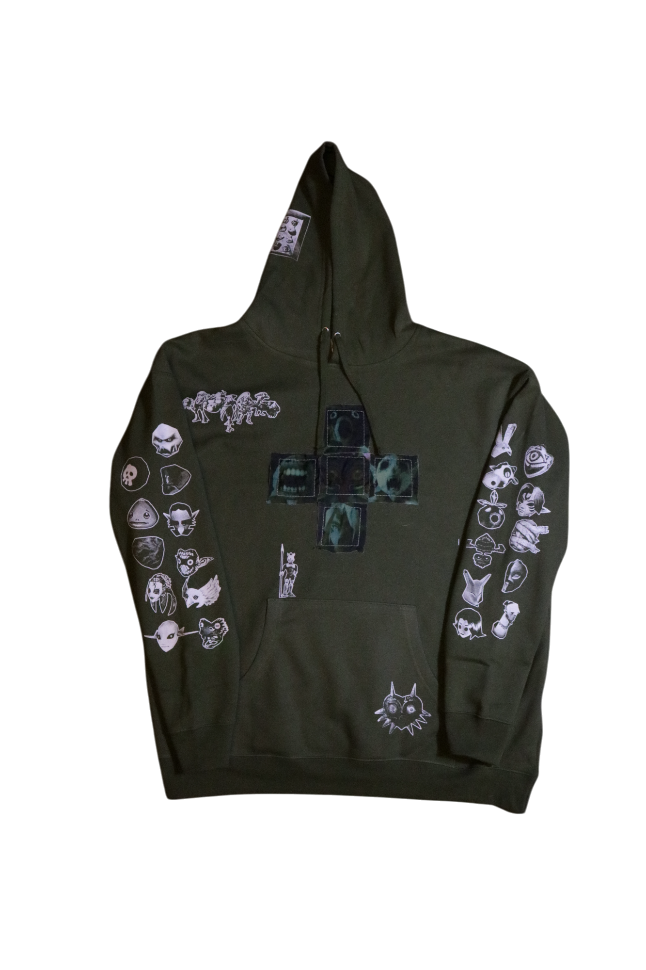 Eternal Moon Patchwork Hoodie (Ready to Ship)