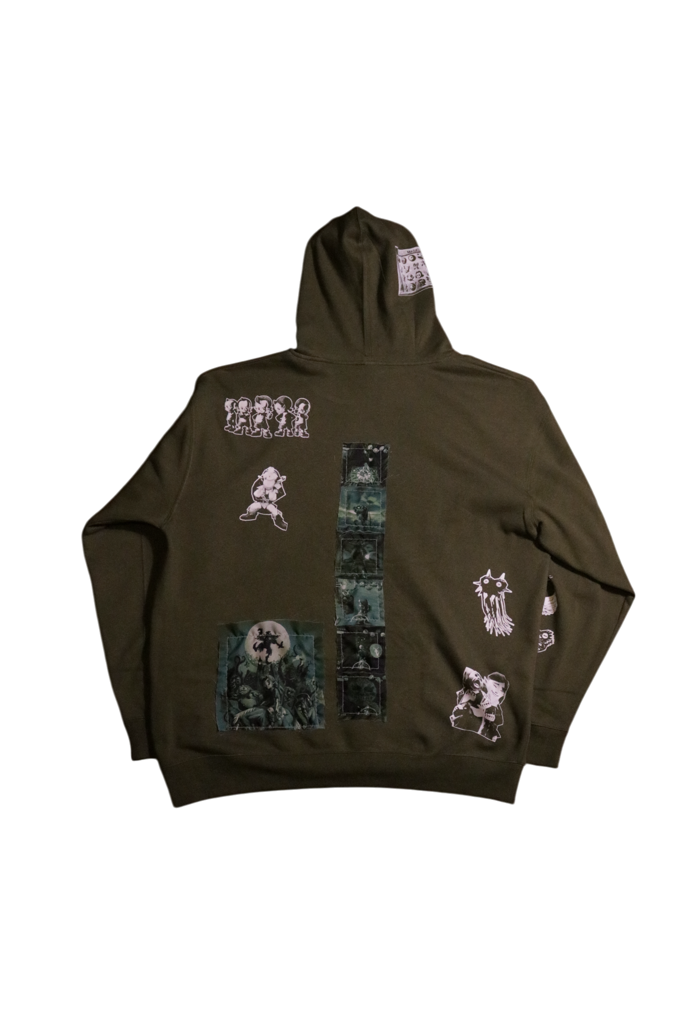 Eternal Moon Patchwork Hoodie (Ready to Ship)
