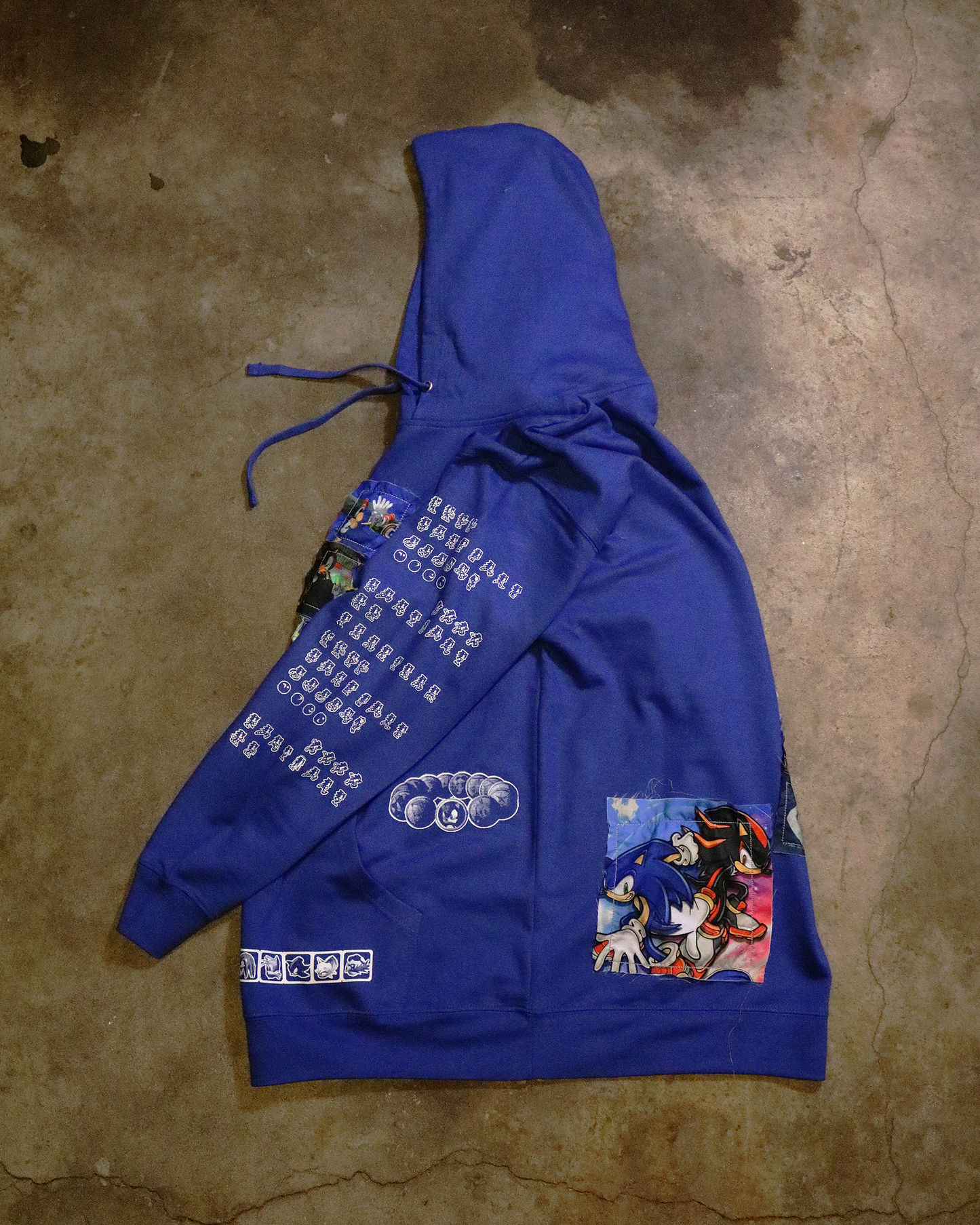 Chaos Rivalry Patchwork Hoodie (Ready to Ship)