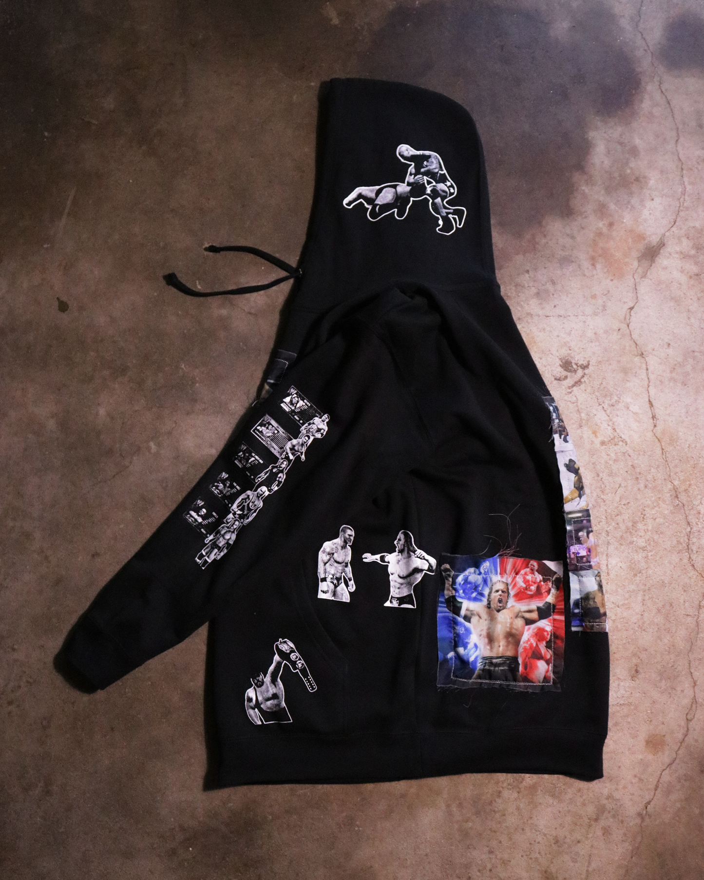 This Game Made Me Cry Patchwork Hoodie (Ready to Ship)