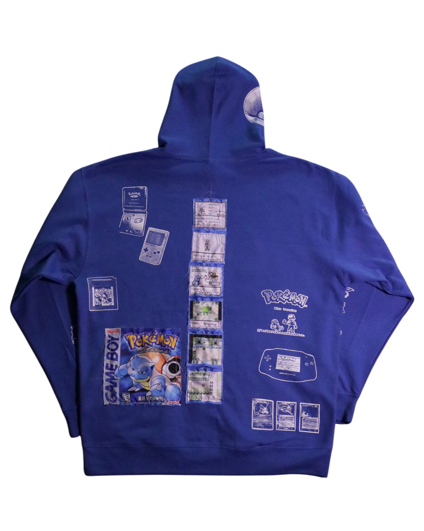 Cerulean Dreams Patchwork Hoodie (Ready to Ship)