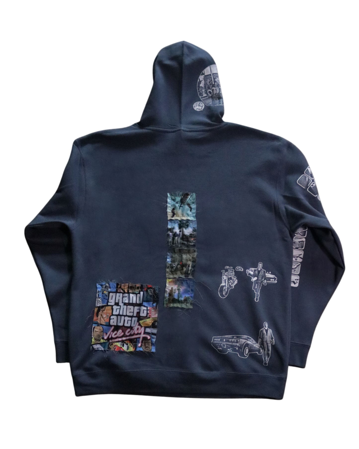 Tommy's Paradise Patchwork Hoodie (Ready to Ship)
