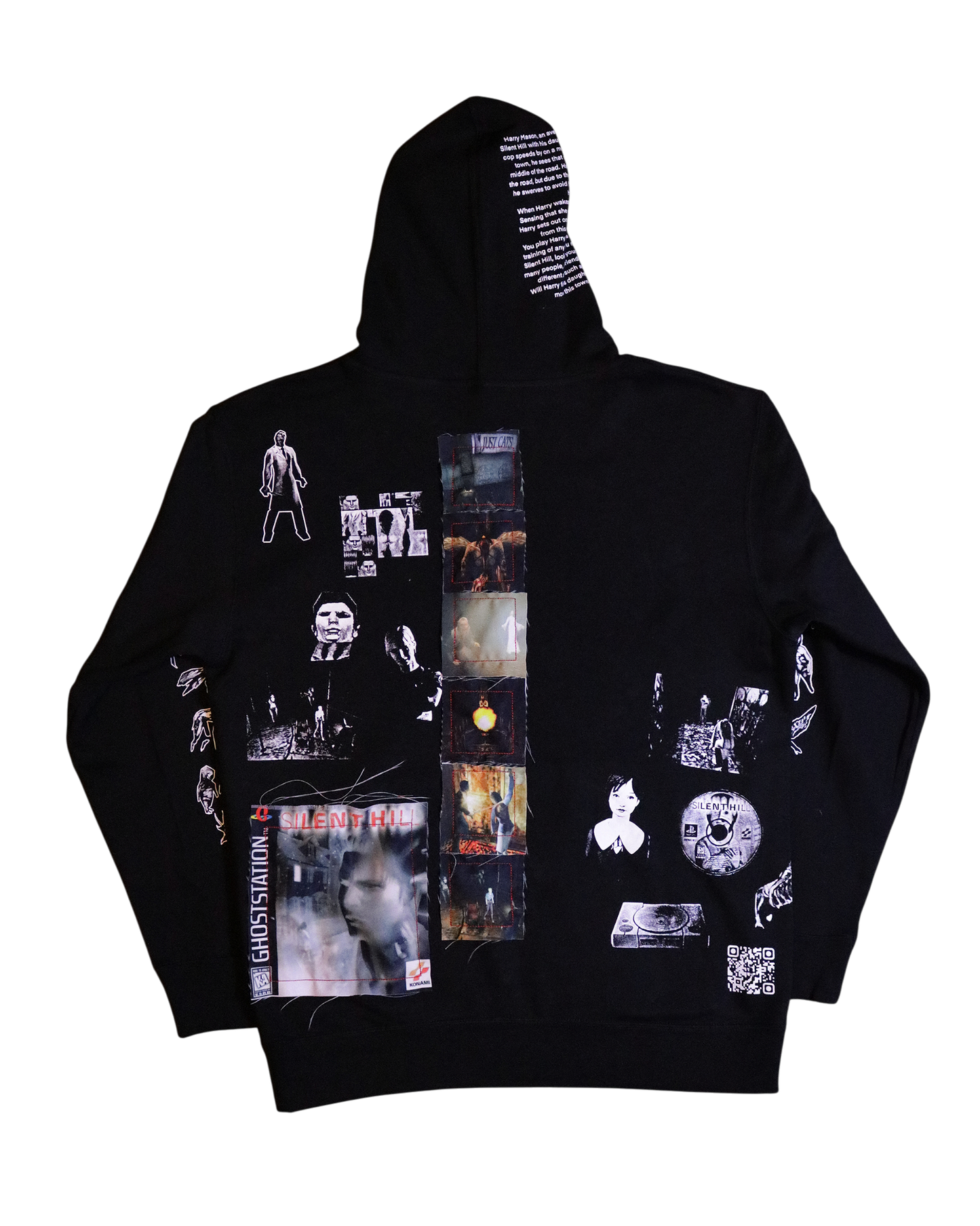 Silent Birth Patchwork Hoodie (Ready to Ship)