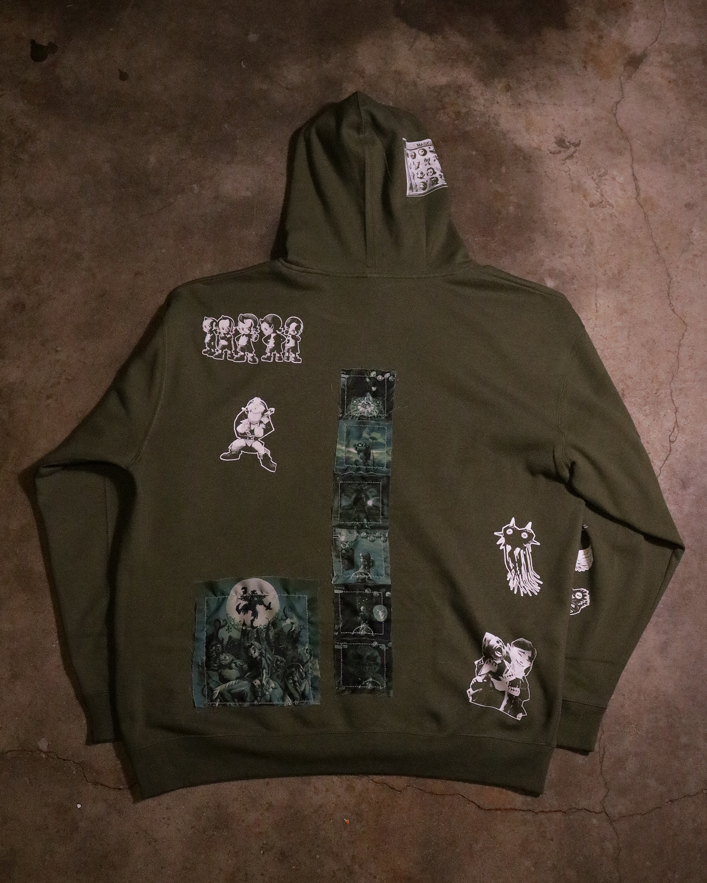 Eternal Moon Patchwork Hoodie (Ready to Ship)