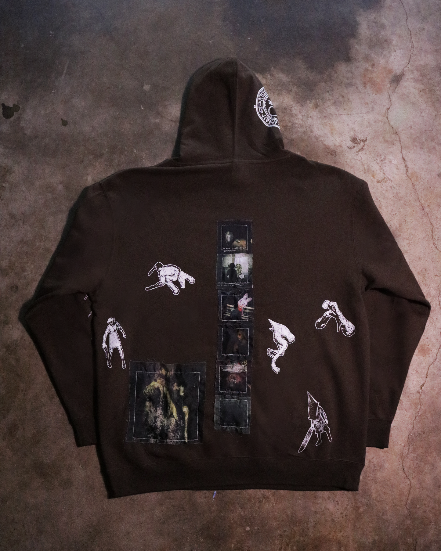 Heather's Descent Patchwork Hoodie (Ready to Ship)