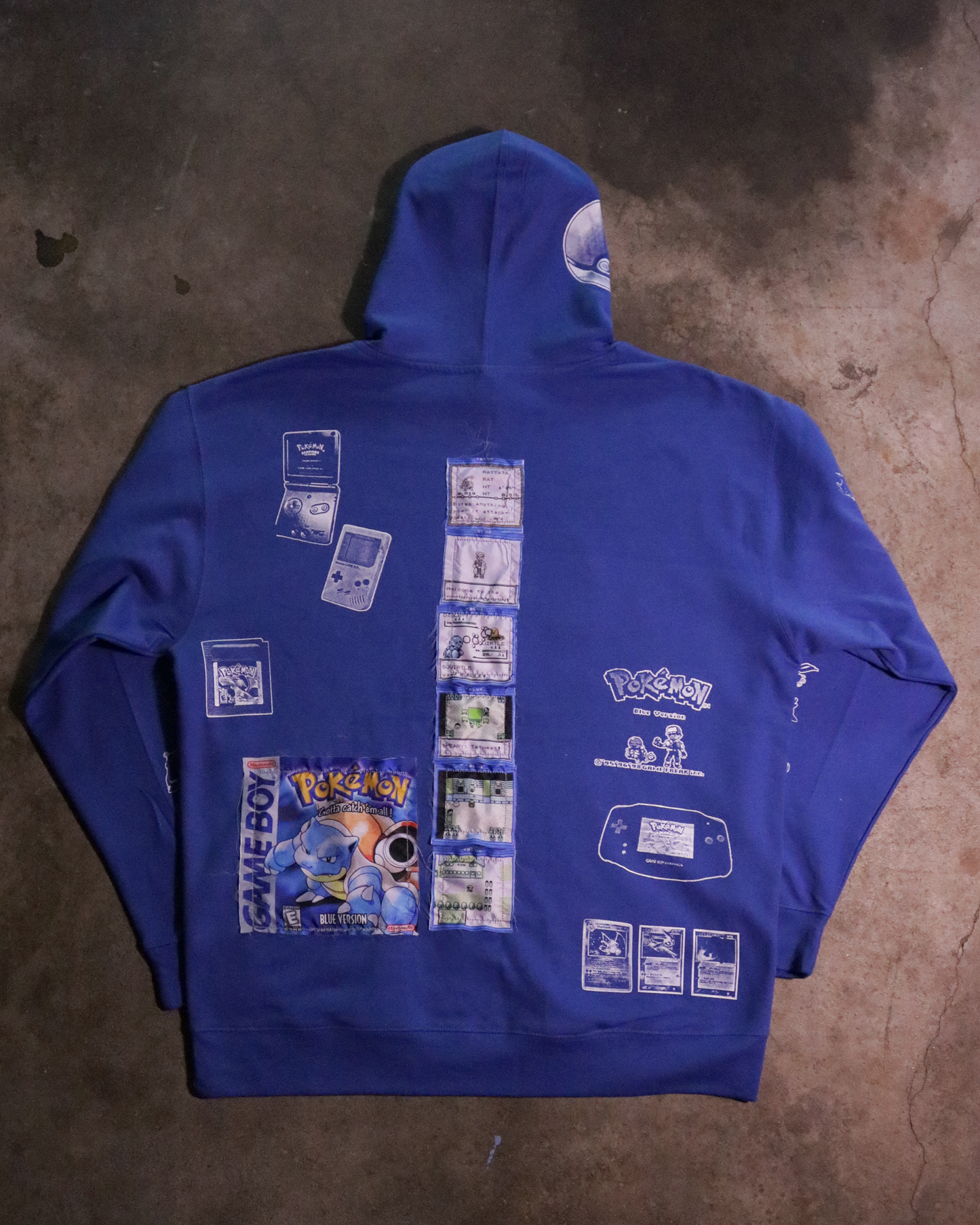 Cerulean Dreams Patchwork Hoodie (Ready to Ship)