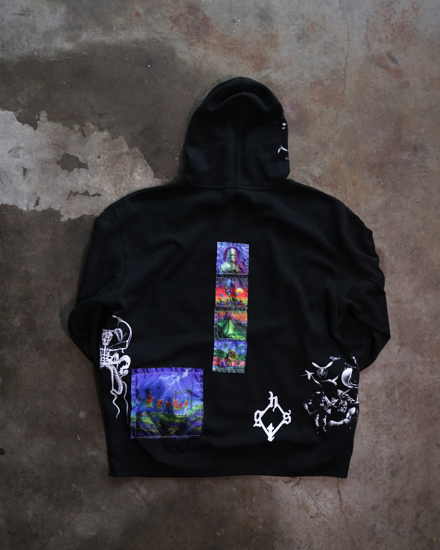 G.Bumps Patchwork Hoodie (Ready to Ship)