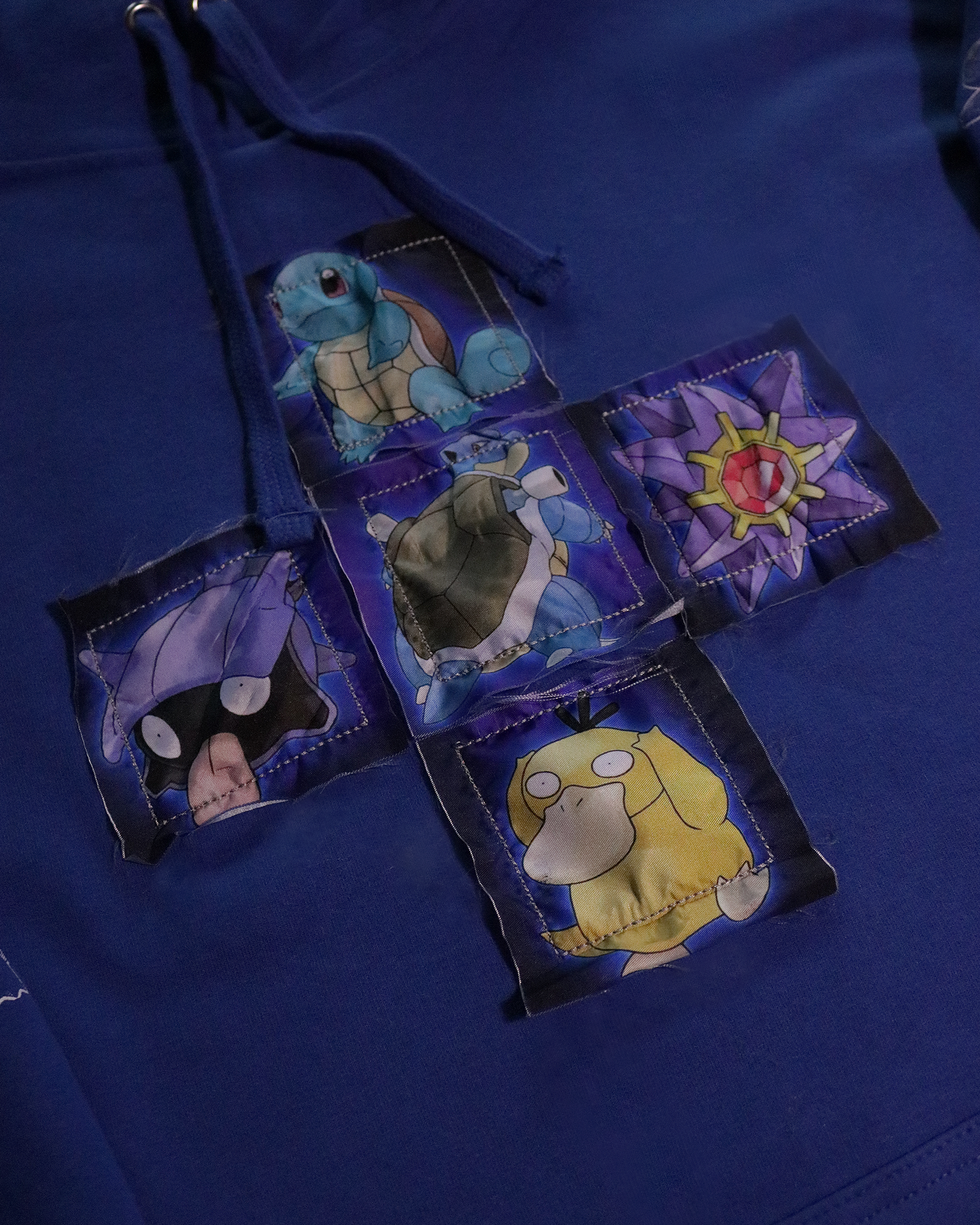 Cerulean Dreams Patchwork Hoodie (Ready to Ship)
