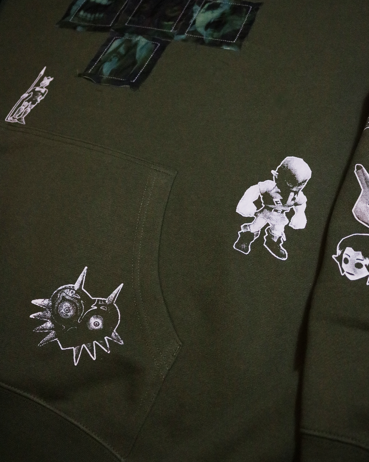 Eternal Moon Patchwork Hoodie (Ready to Ship)
