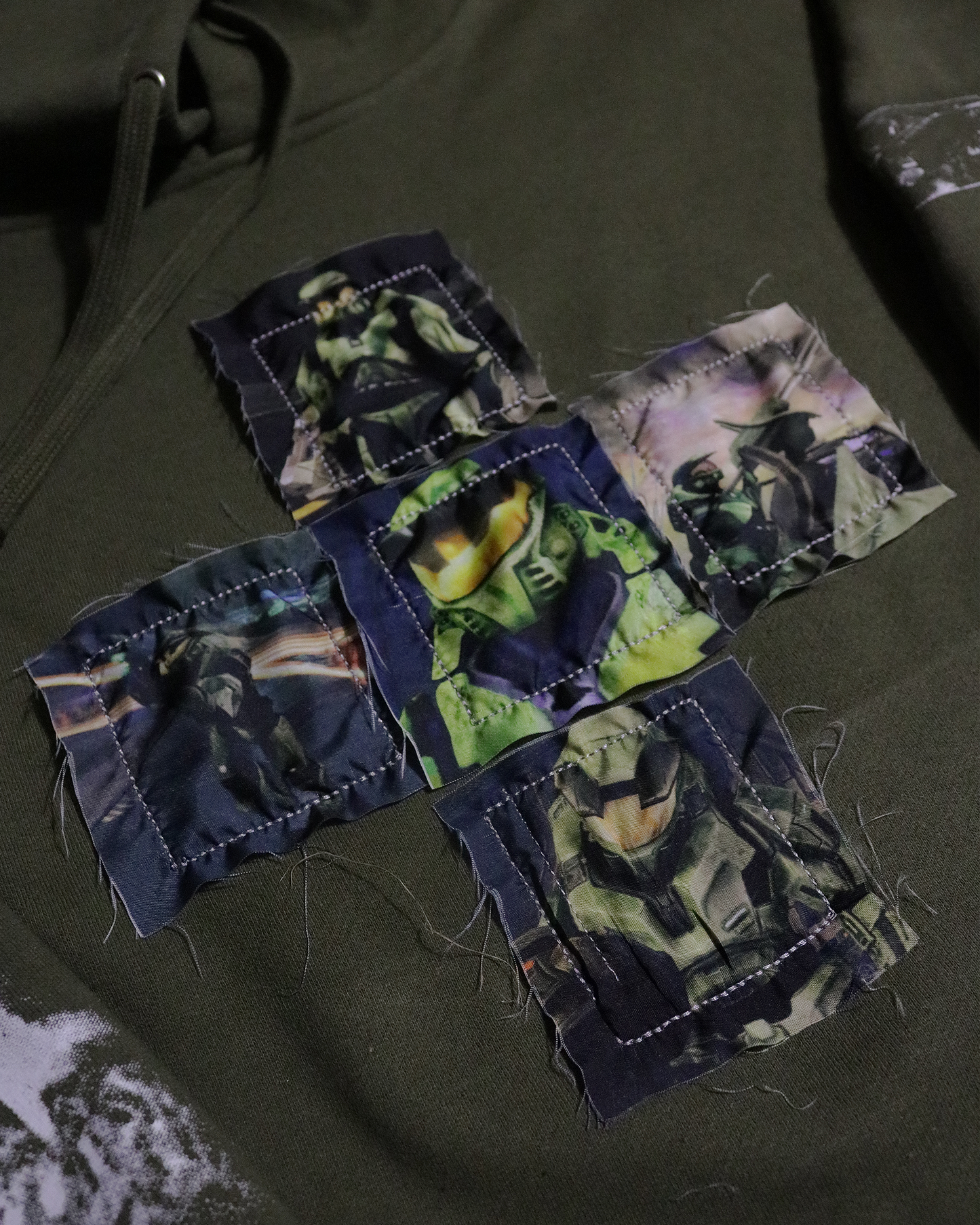 Combat Evolved Patchwork Hoodie (Ready to Ship)