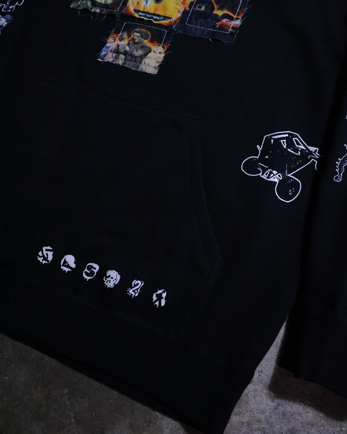 World Destruction Tour Patchwork Hoodie (Ready to Ship)