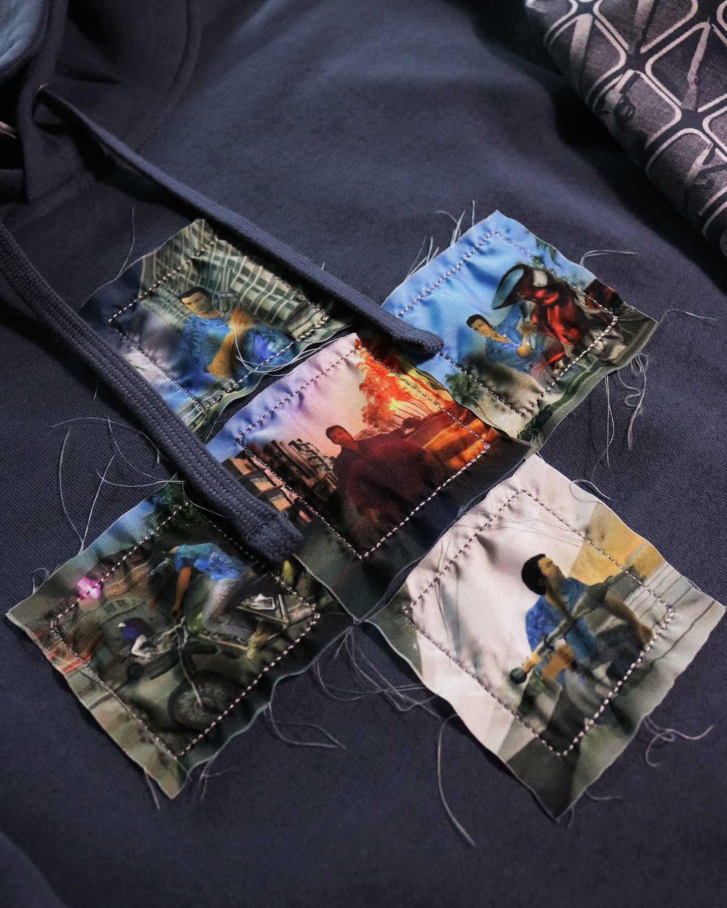 Tommy's Paradise Patchwork Hoodie (Ready to Ship)