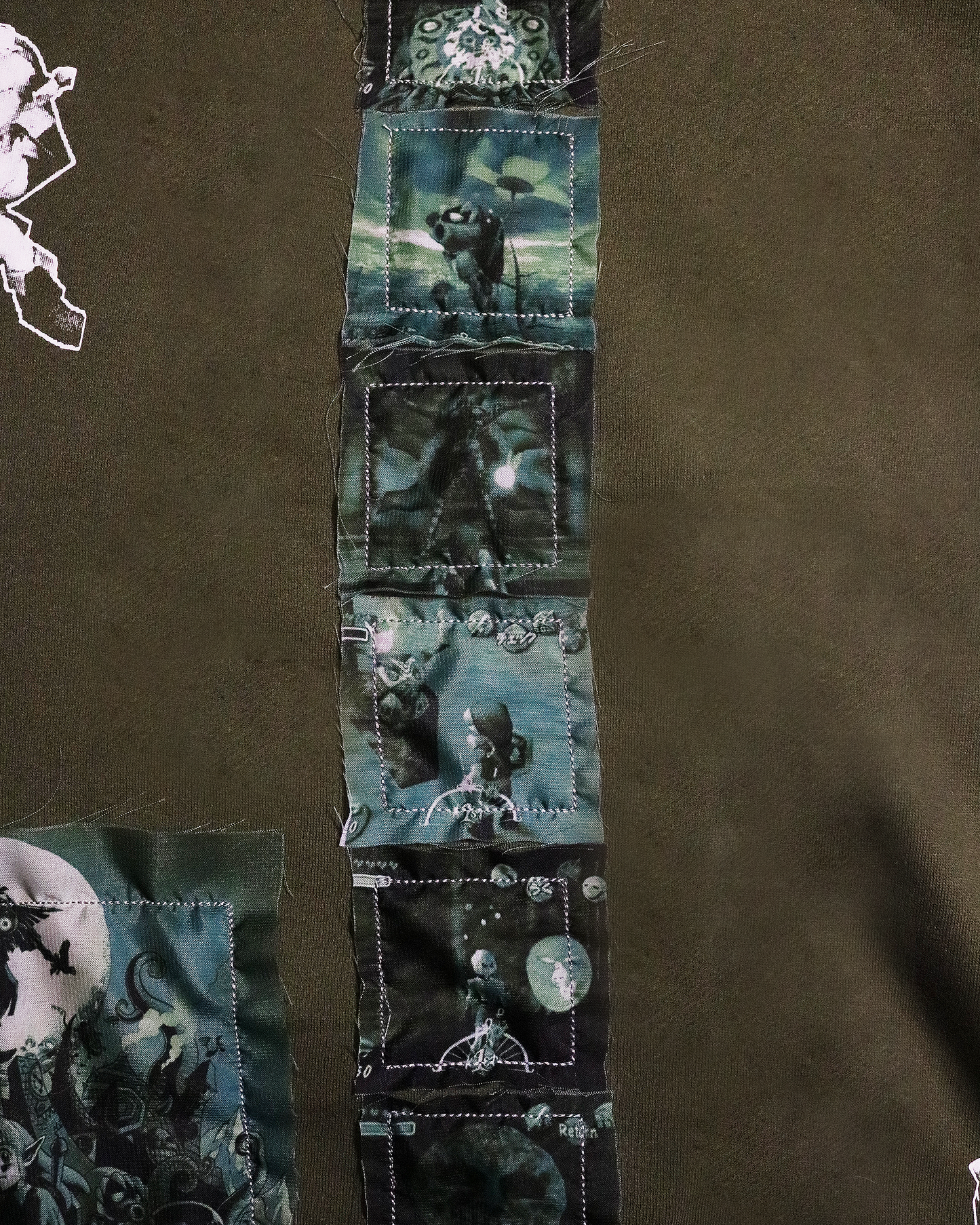 Eternal Moon Patchwork Hoodie (Ready to Ship)