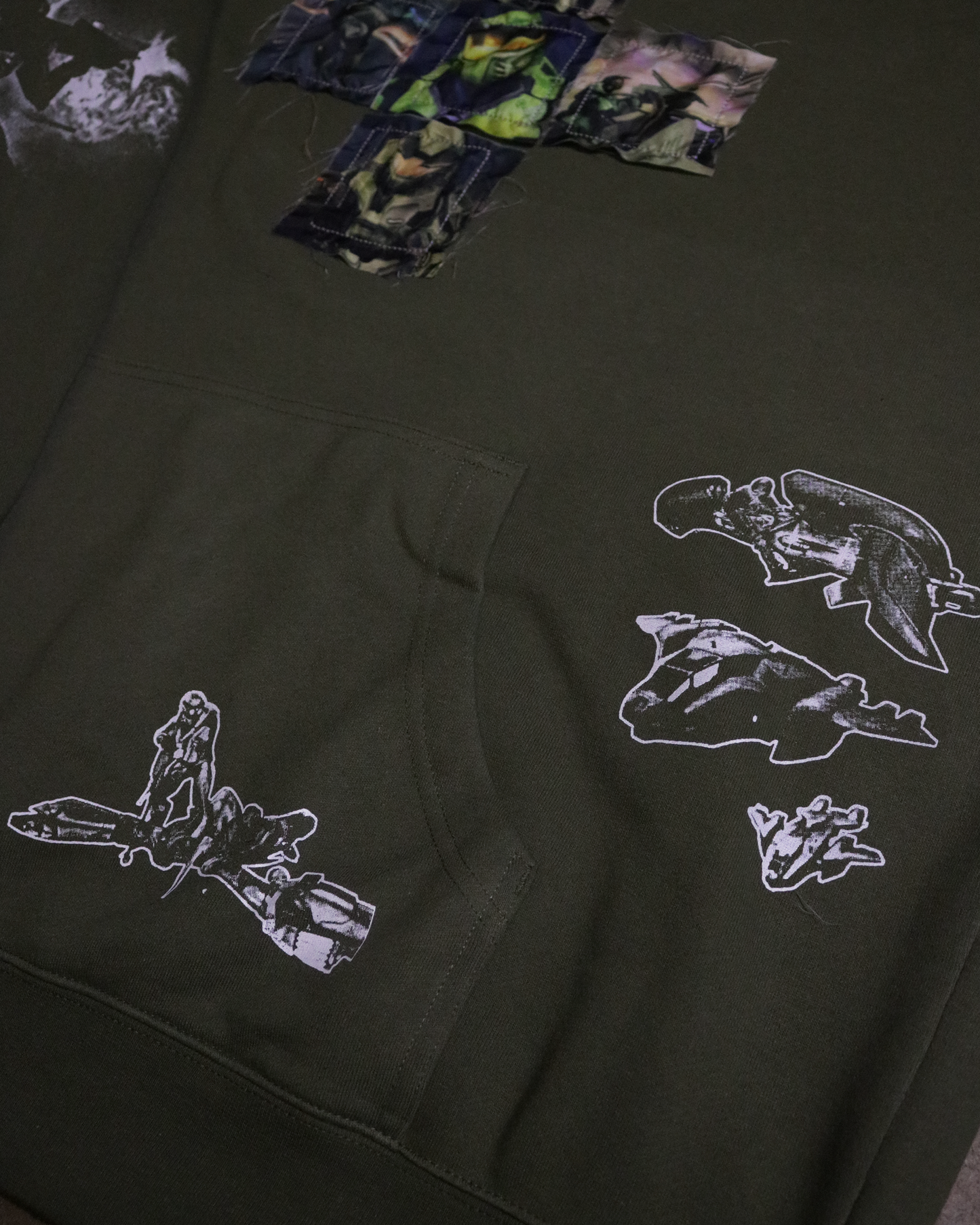 Combat Evolved Patchwork Hoodie (Ready to Ship)