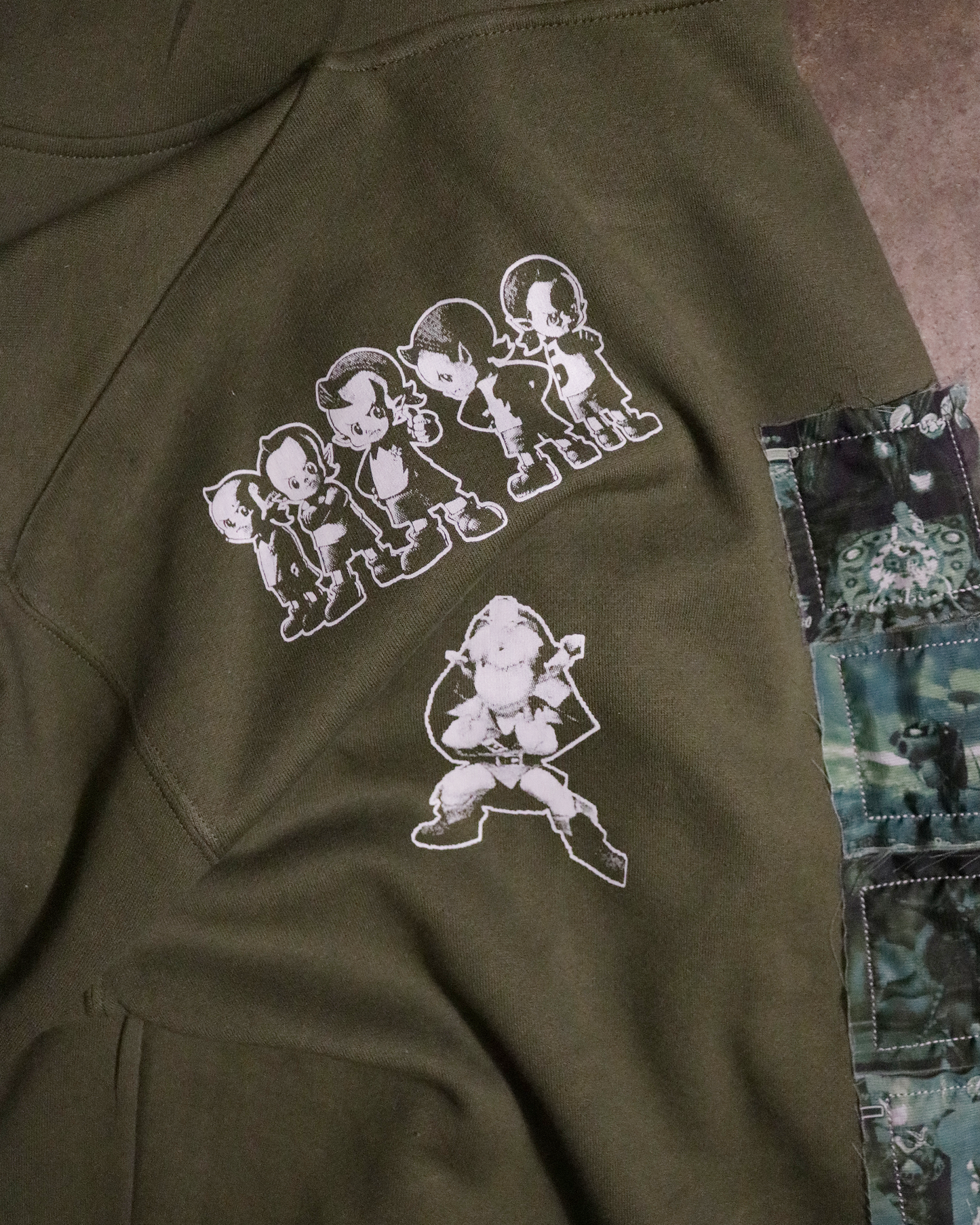 Eternal Moon Patchwork Hoodie (Ready to Ship)