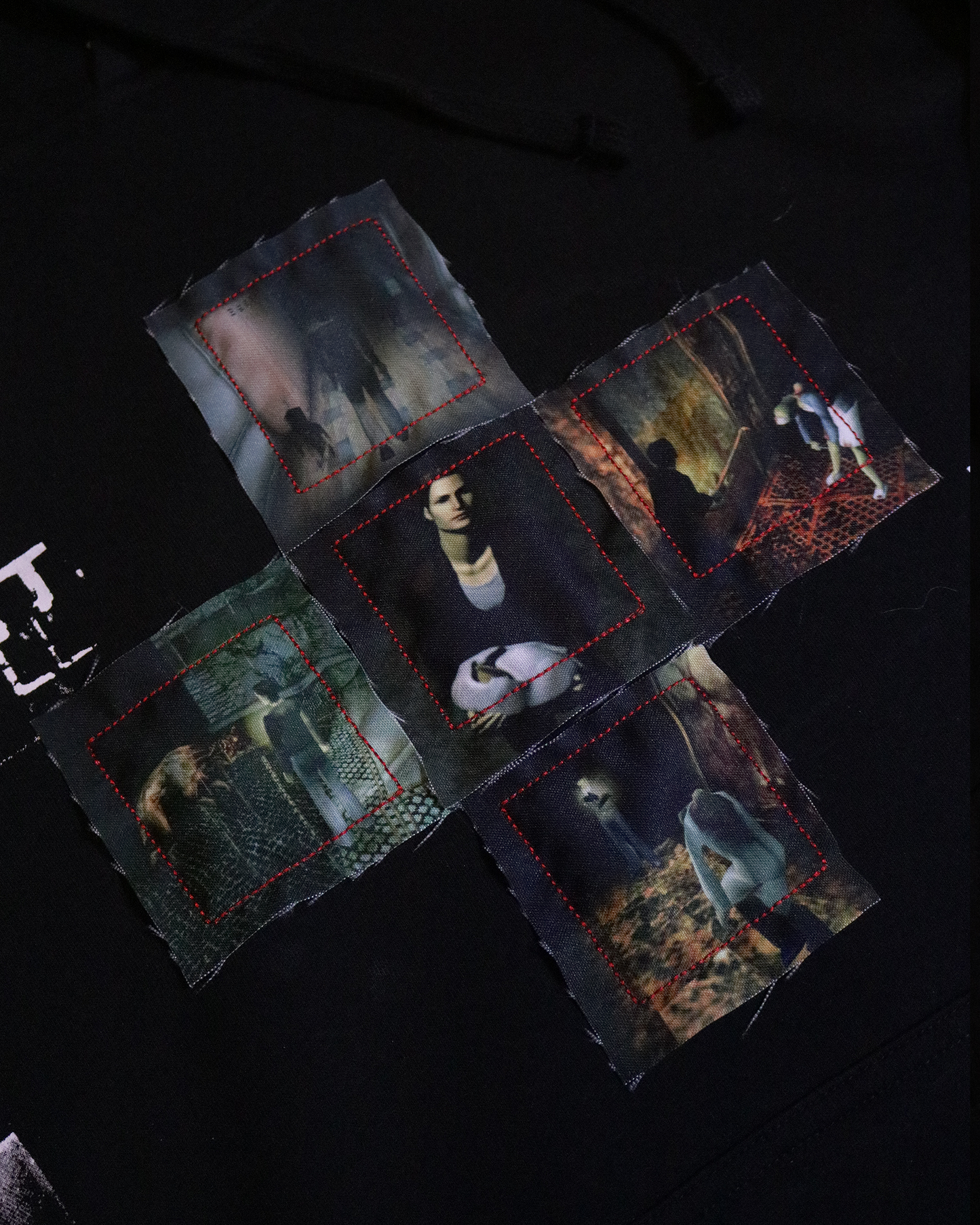 Silent Birth Patchwork Hoodie (Ready to Ship)
