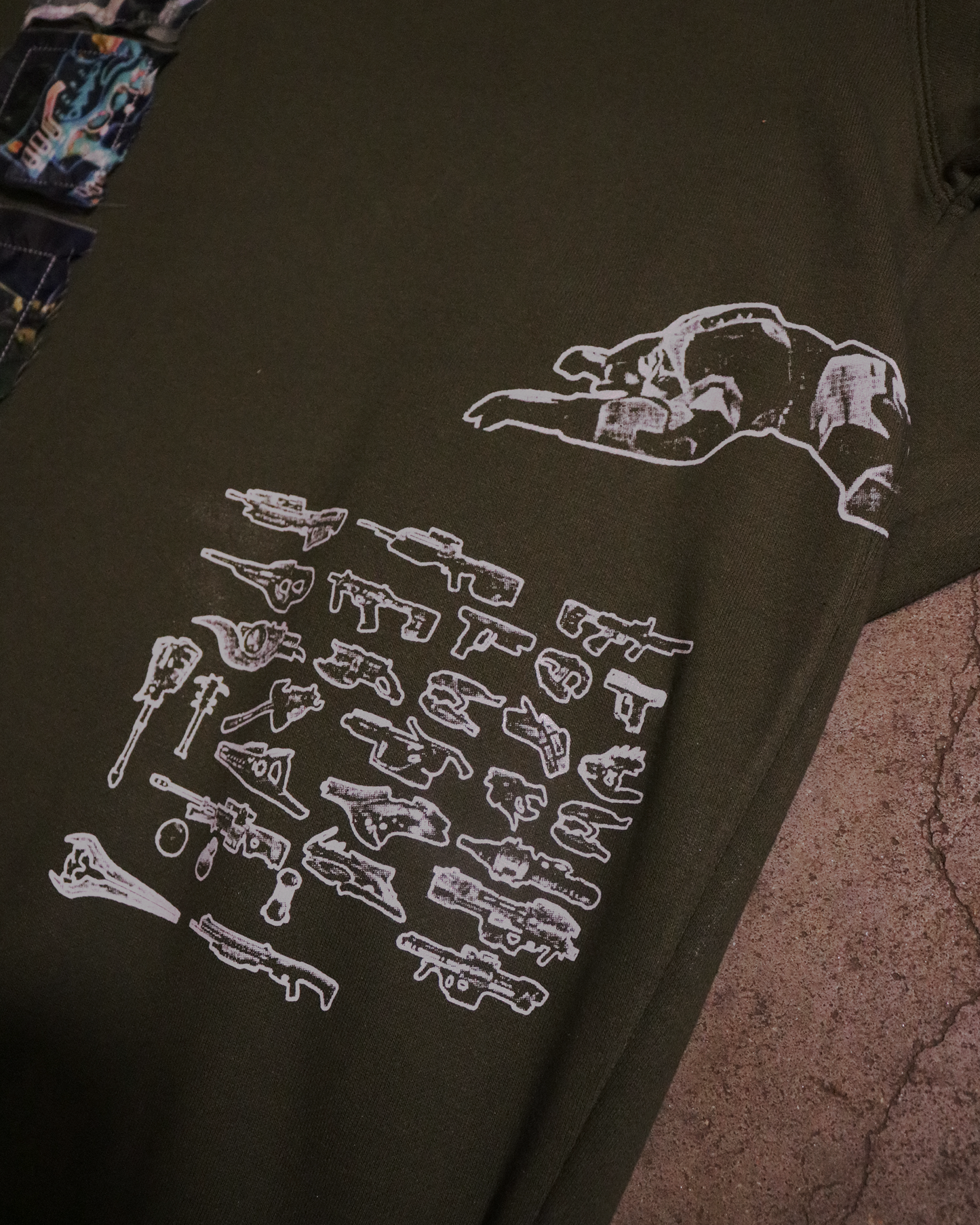 Combat Evolved Patchwork Hoodie (Ready to Ship)