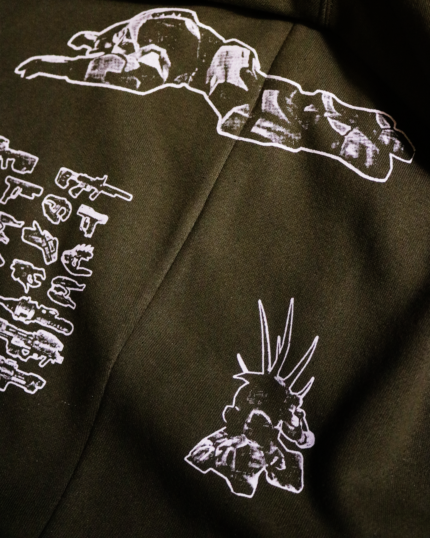 Combat Evolved Patchwork Hoodie (Ready to Ship)