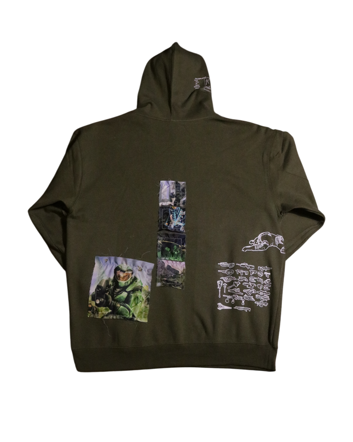 Combat Evolved Patchwork Hoodie (Ready to Ship)