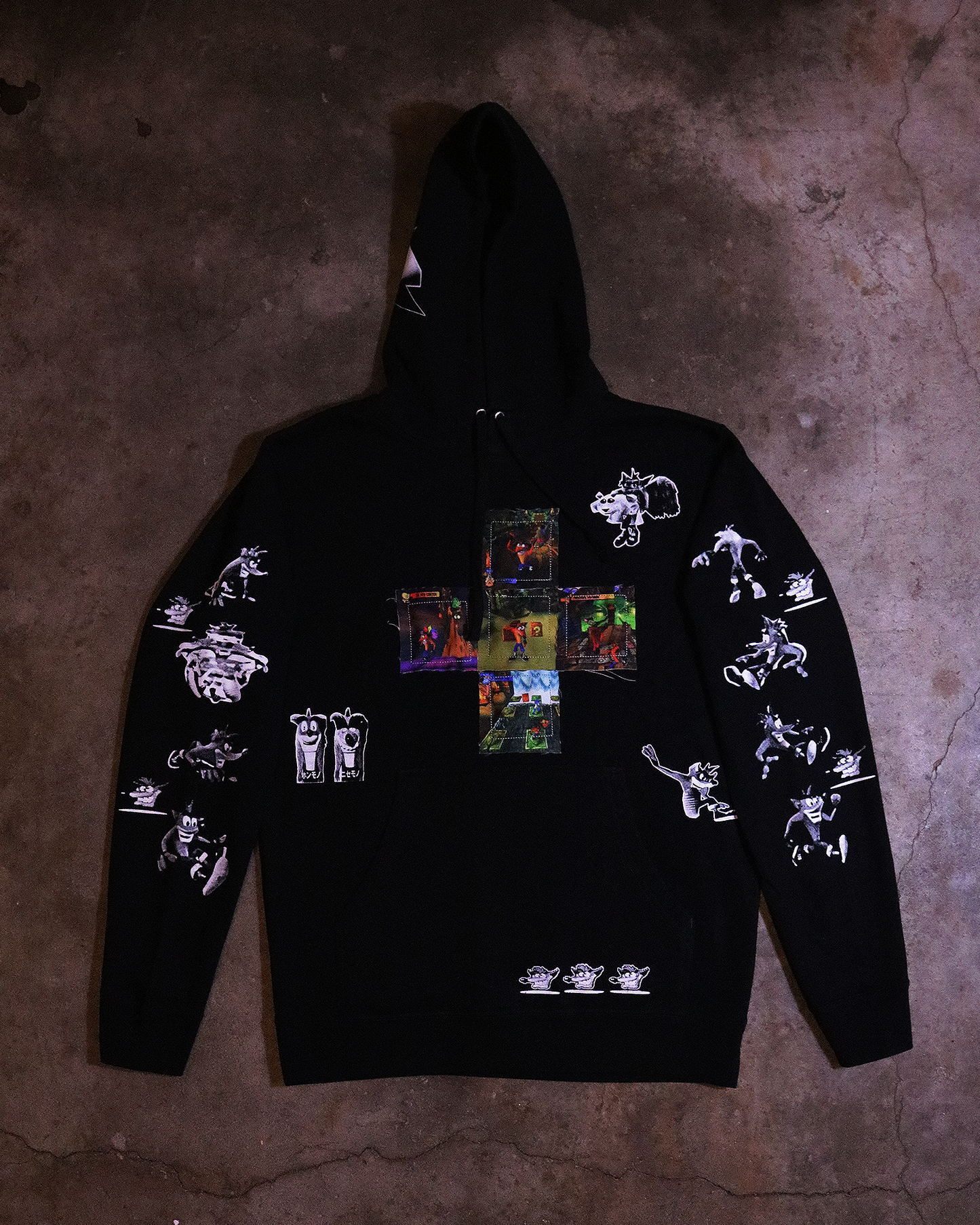 N. Sanity Patchwork Hoodie (Ready to Ship)