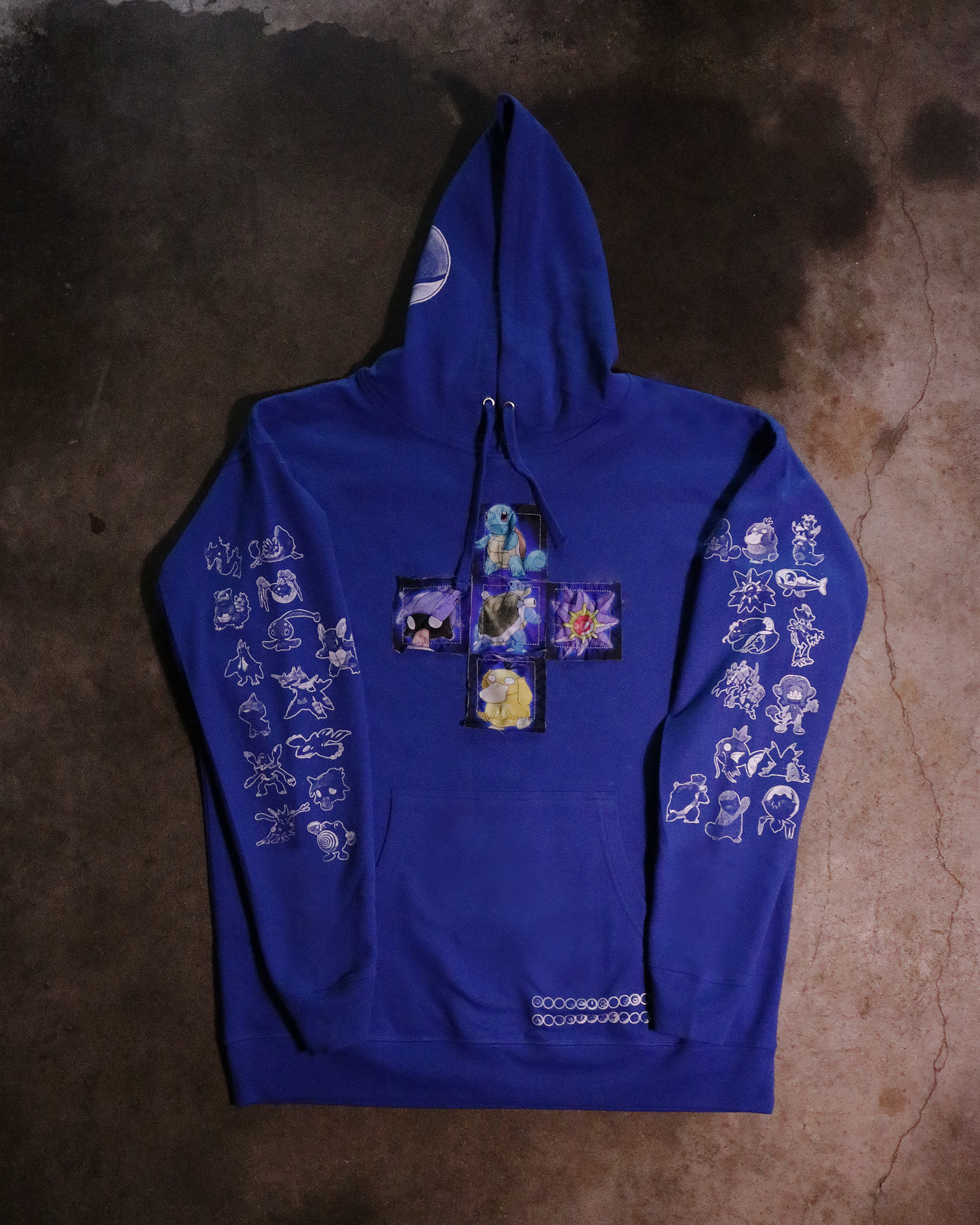 Cerulean Dreams Patchwork Hoodie (Ready to Ship)