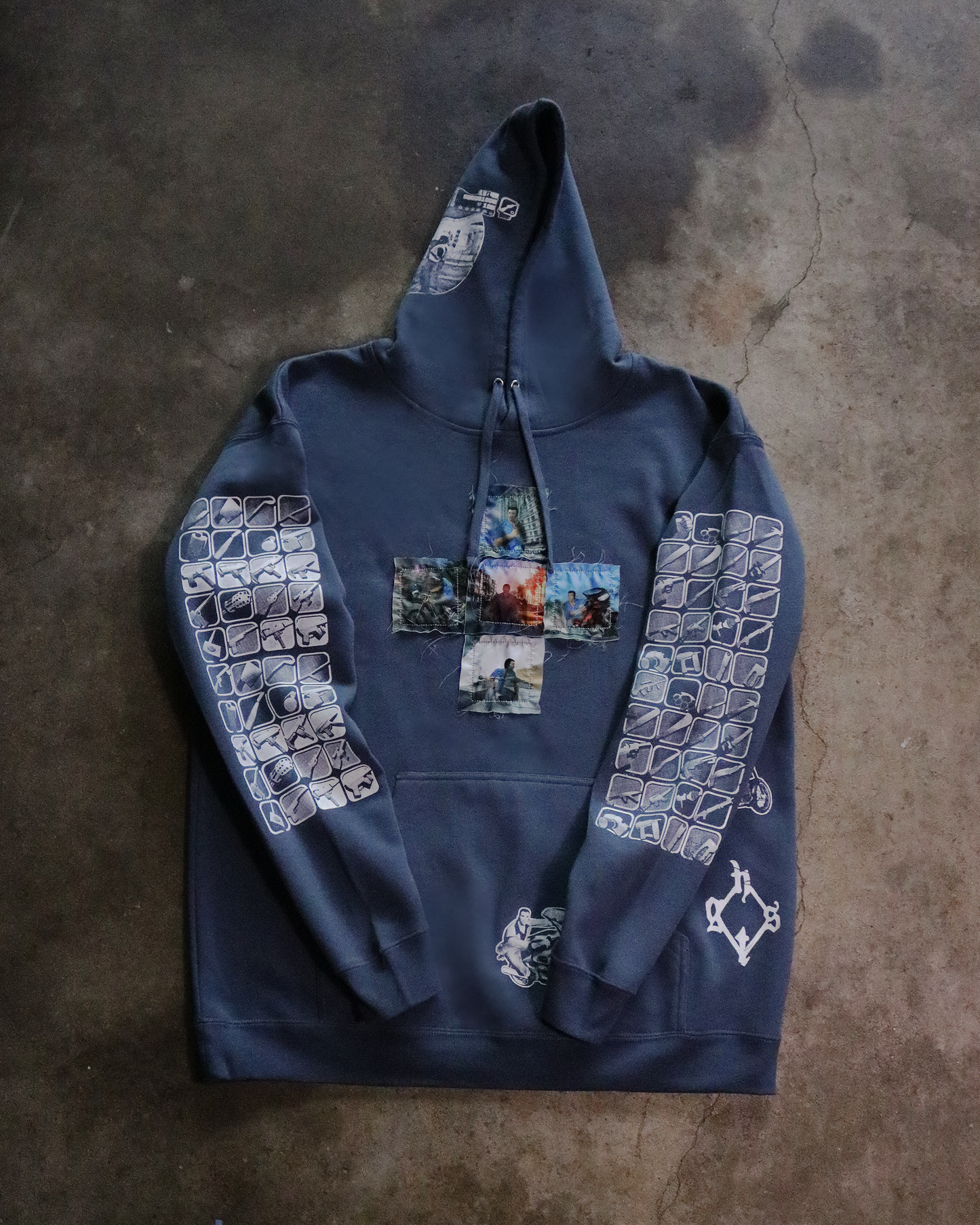 Tommy's Paradise Patchwork Hoodie (Ready to Ship)