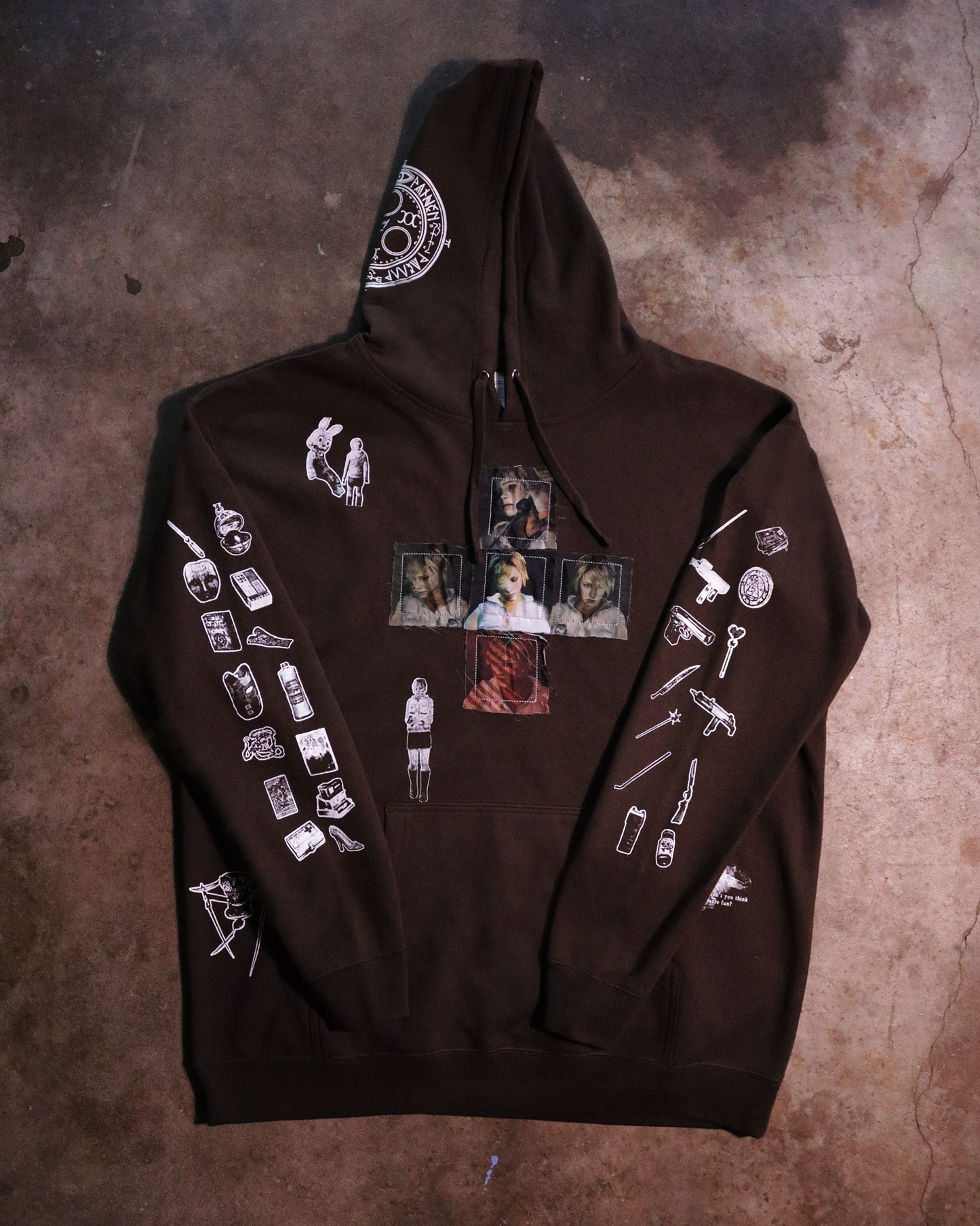 Heather's Descent Patchwork Hoodie (Ready to Ship)
