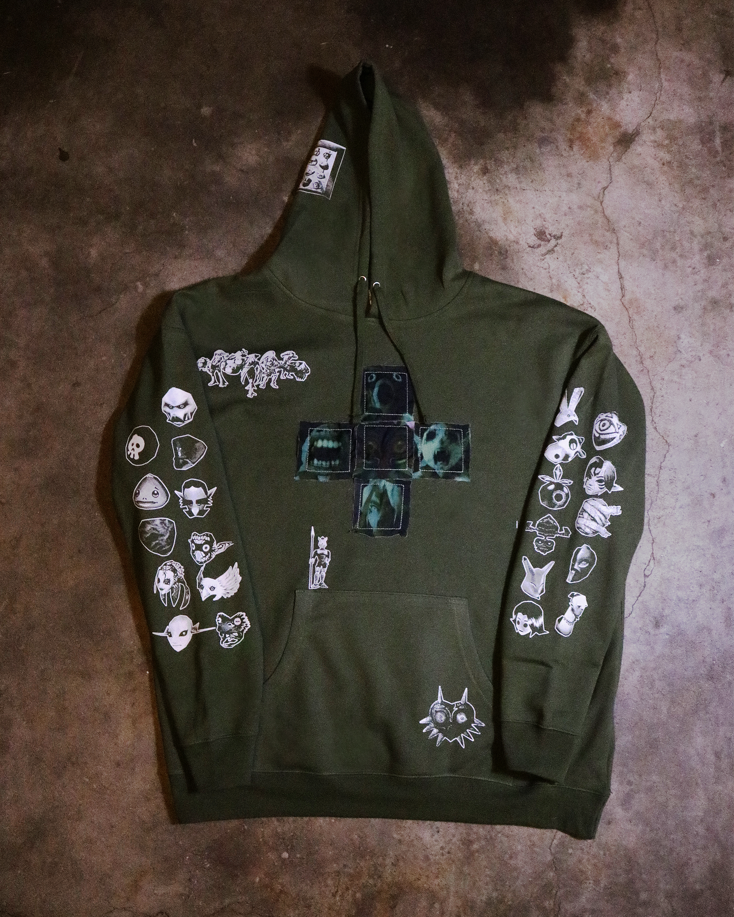 Eternal Moon Patchwork Hoodie (Ready to Ship)