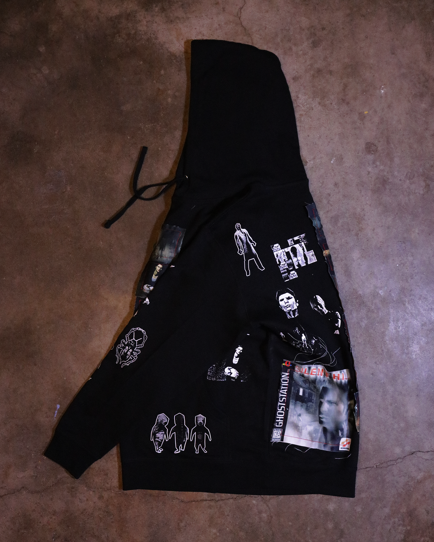 Silent Birth Patchwork Hoodie (Ready to Ship)