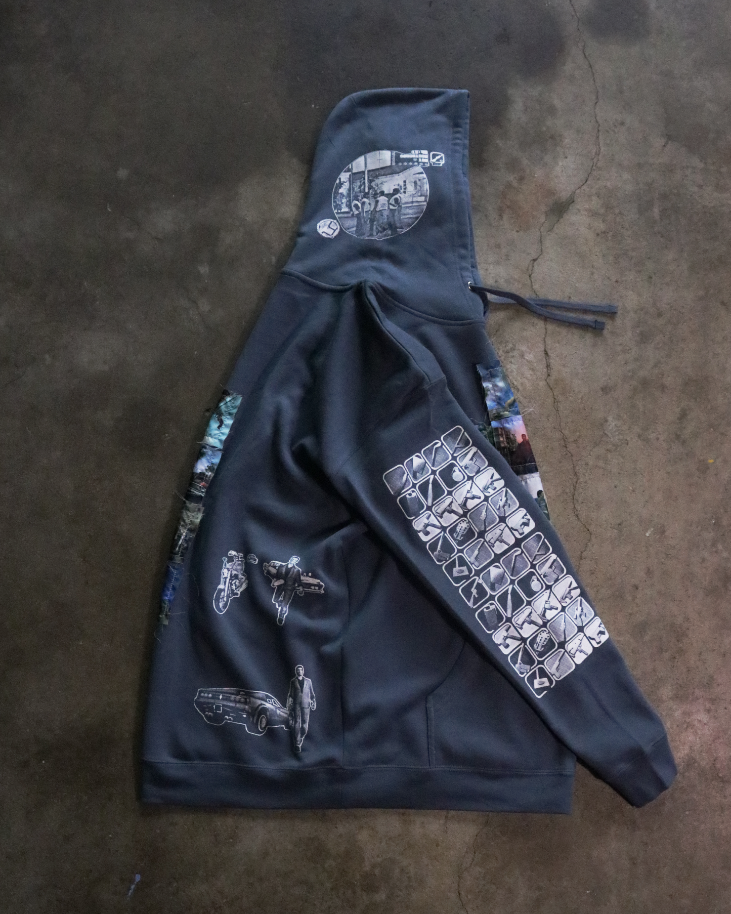 Tommy's Paradise Patchwork Hoodie (Ready to Ship)