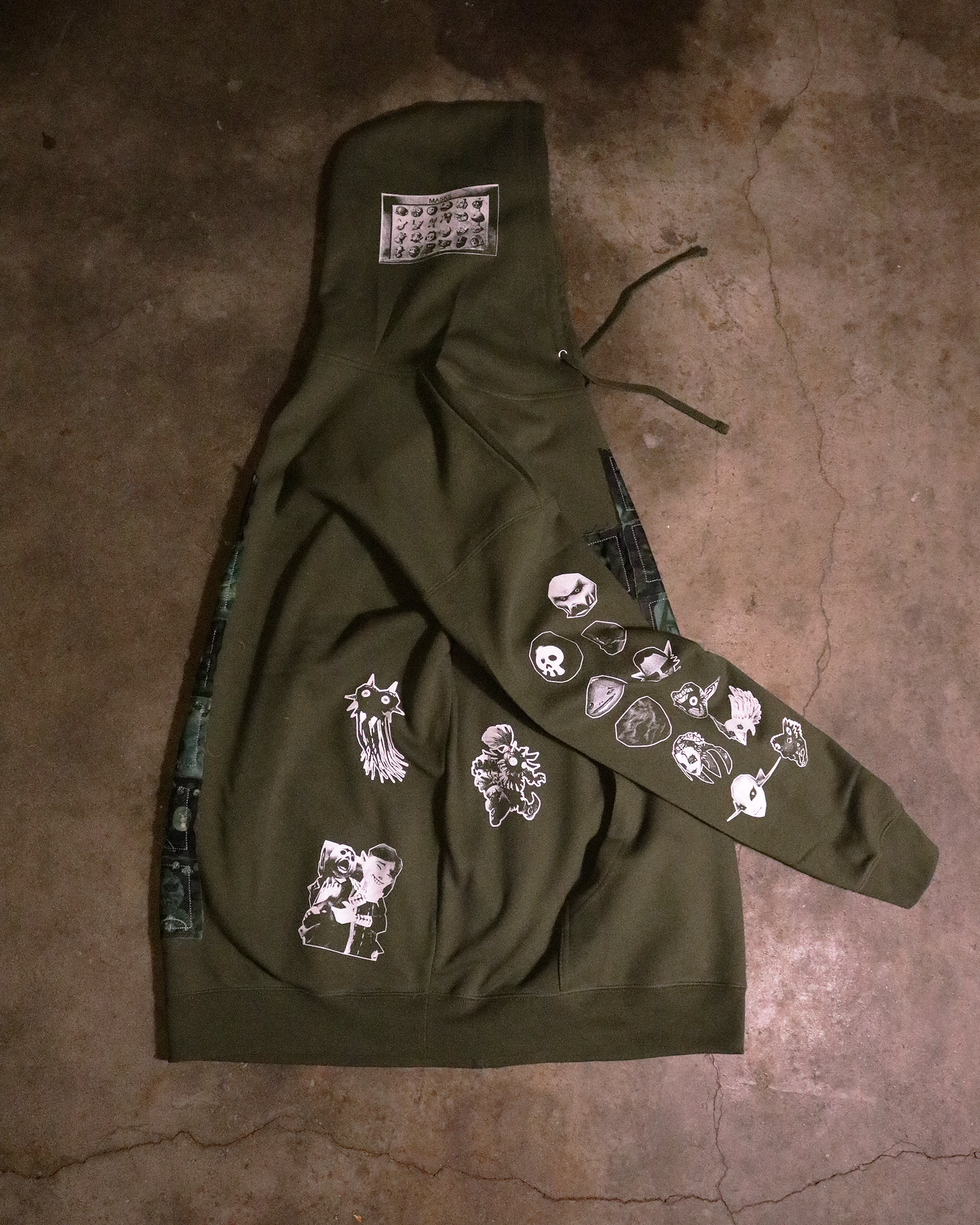 Eternal Moon Patchwork Hoodie (Ready to Ship)