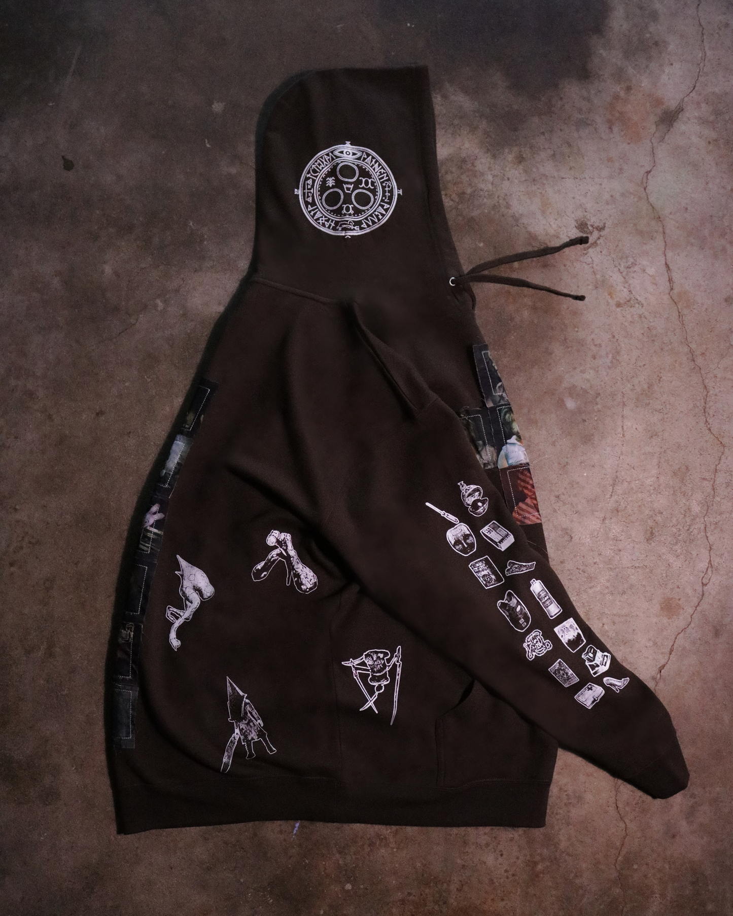 Heather's Descent Patchwork Hoodie (Ready to Ship)