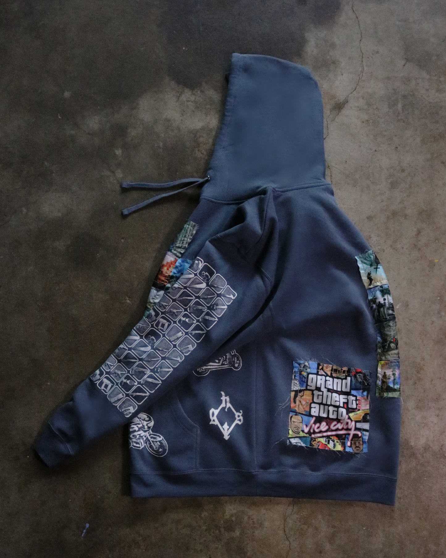 Tommy's Paradise Patchwork Hoodie (Ready to Ship)