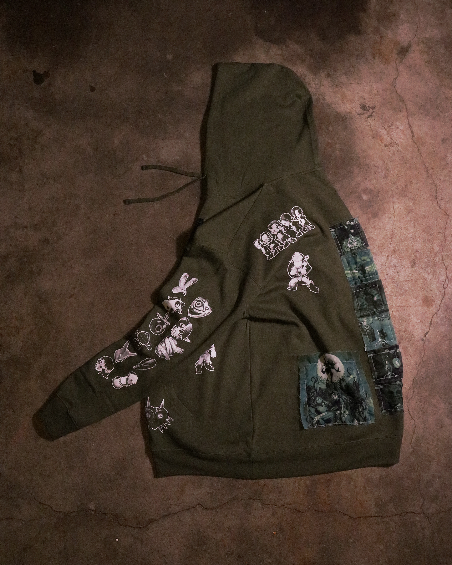 Eternal Moon Patchwork Hoodie (Ready to Ship)