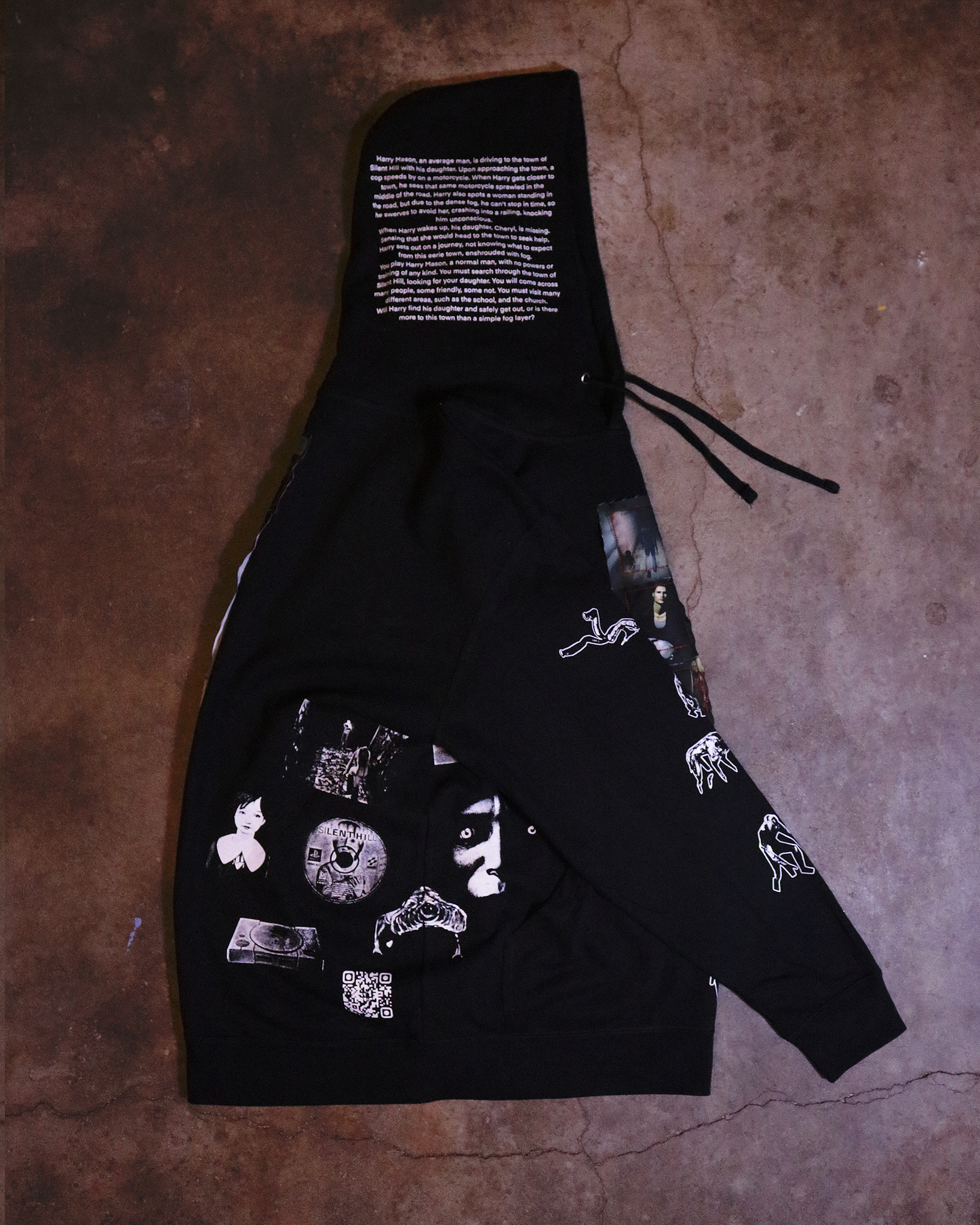 Silent Birth Patchwork Hoodie (Ready to Ship)