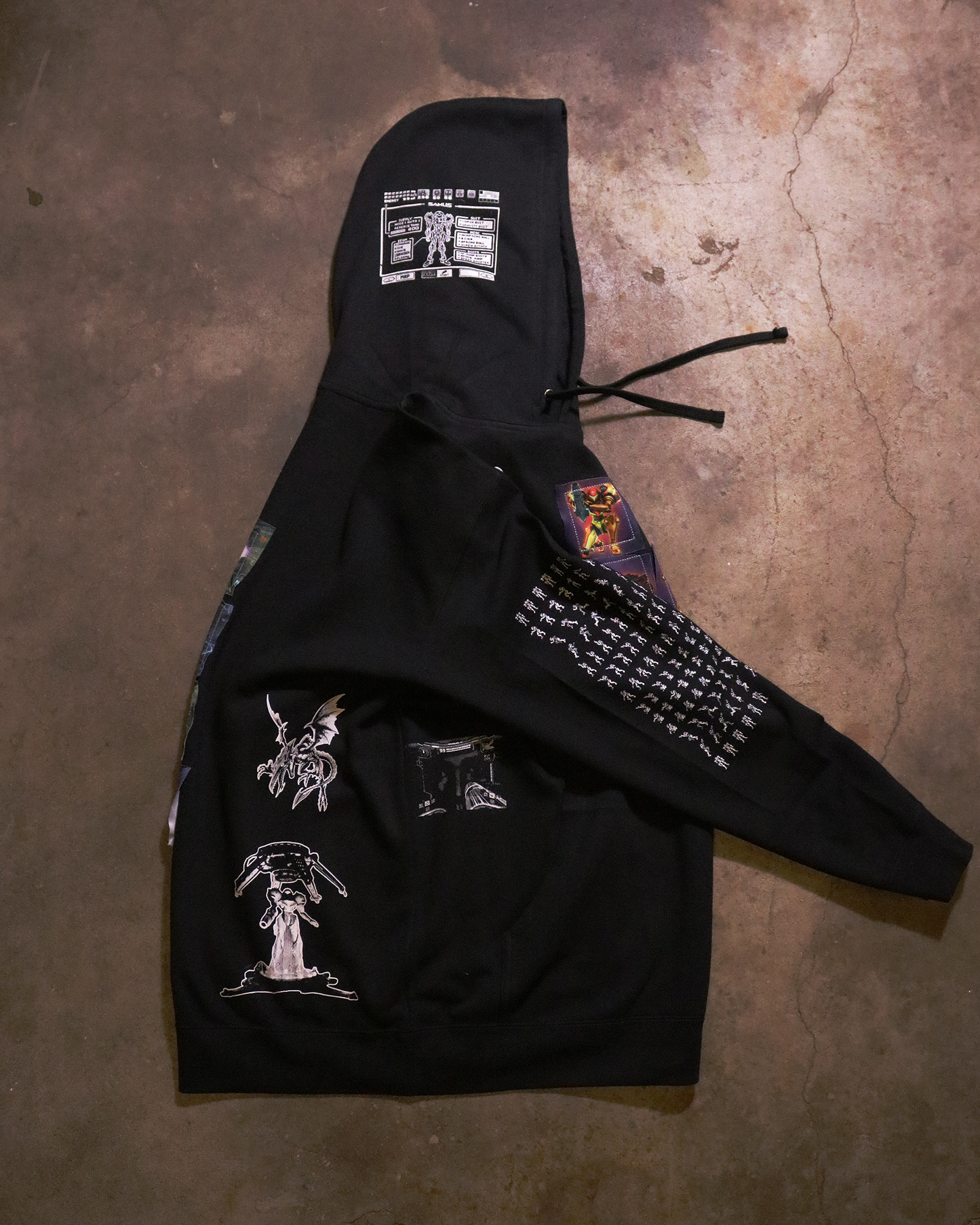 Chozo Legacy Patchwork Hoodie (Ready to Ship)