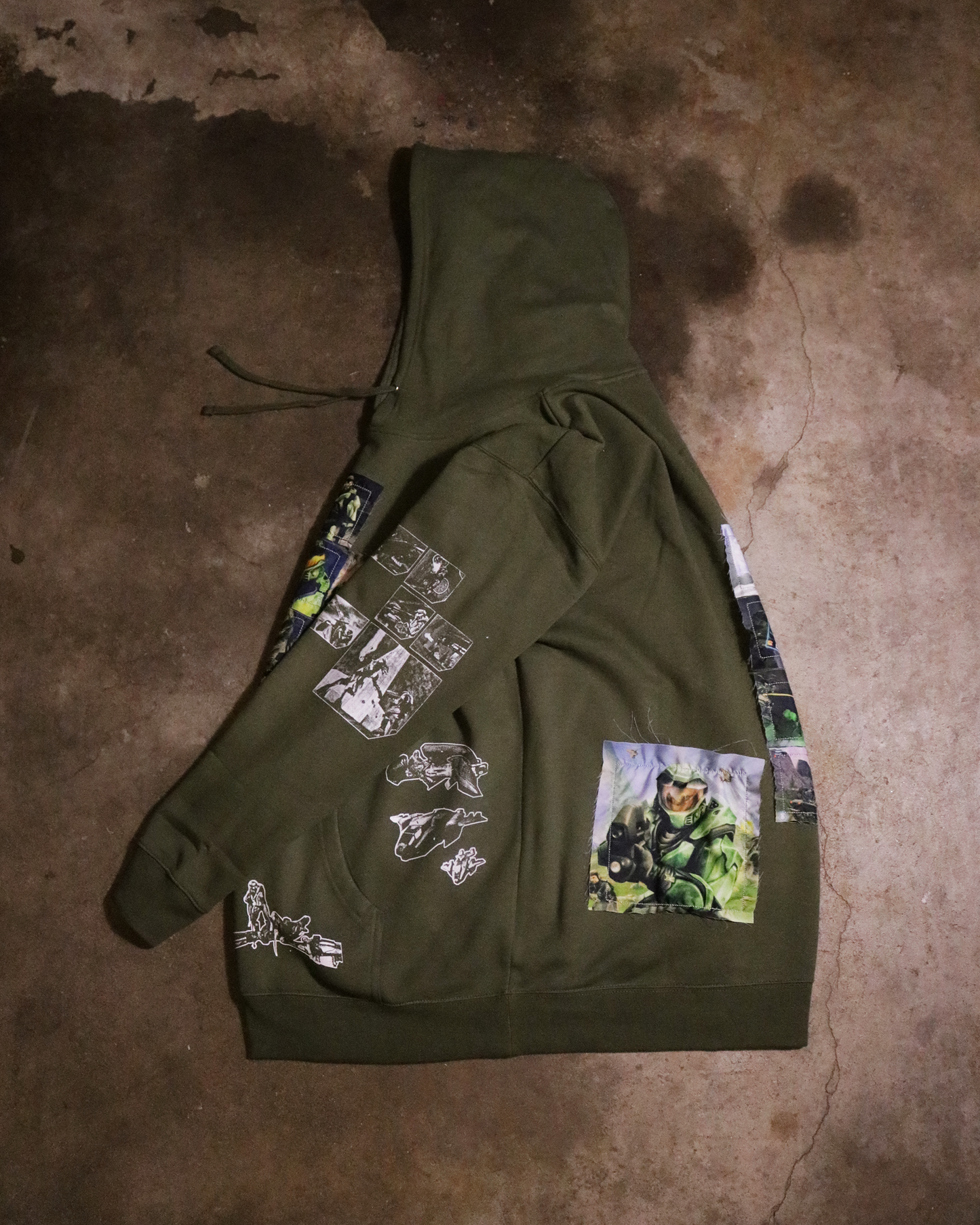 Combat Evolved Patchwork Hoodie (Ready to Ship)
